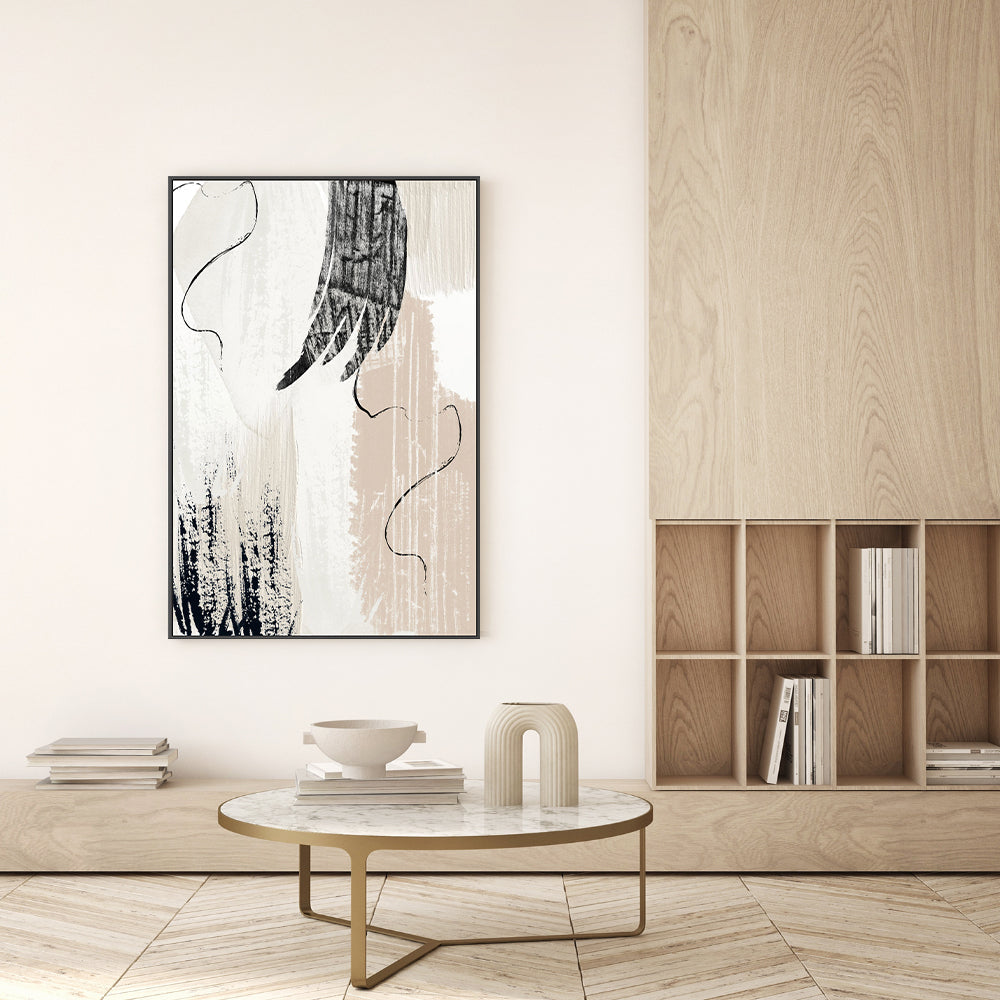 wall-art-print-canvas-poster-framed-Brush Strokes, Style B , By Sally Ann Moss-GIOIA-WALL-ART