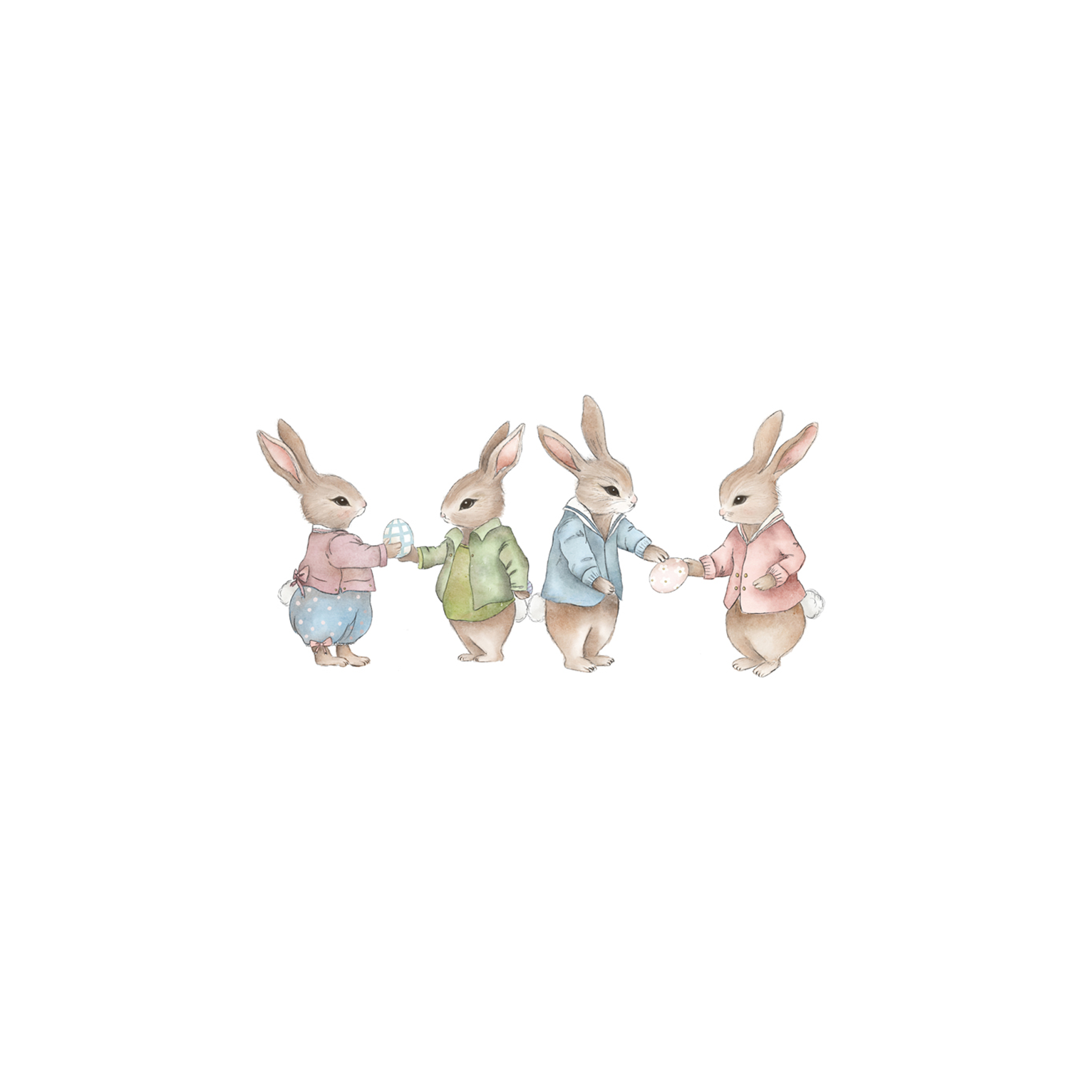 wall-art-print-canvas-poster-framed-Bunnies , By Leah Straatsma-1