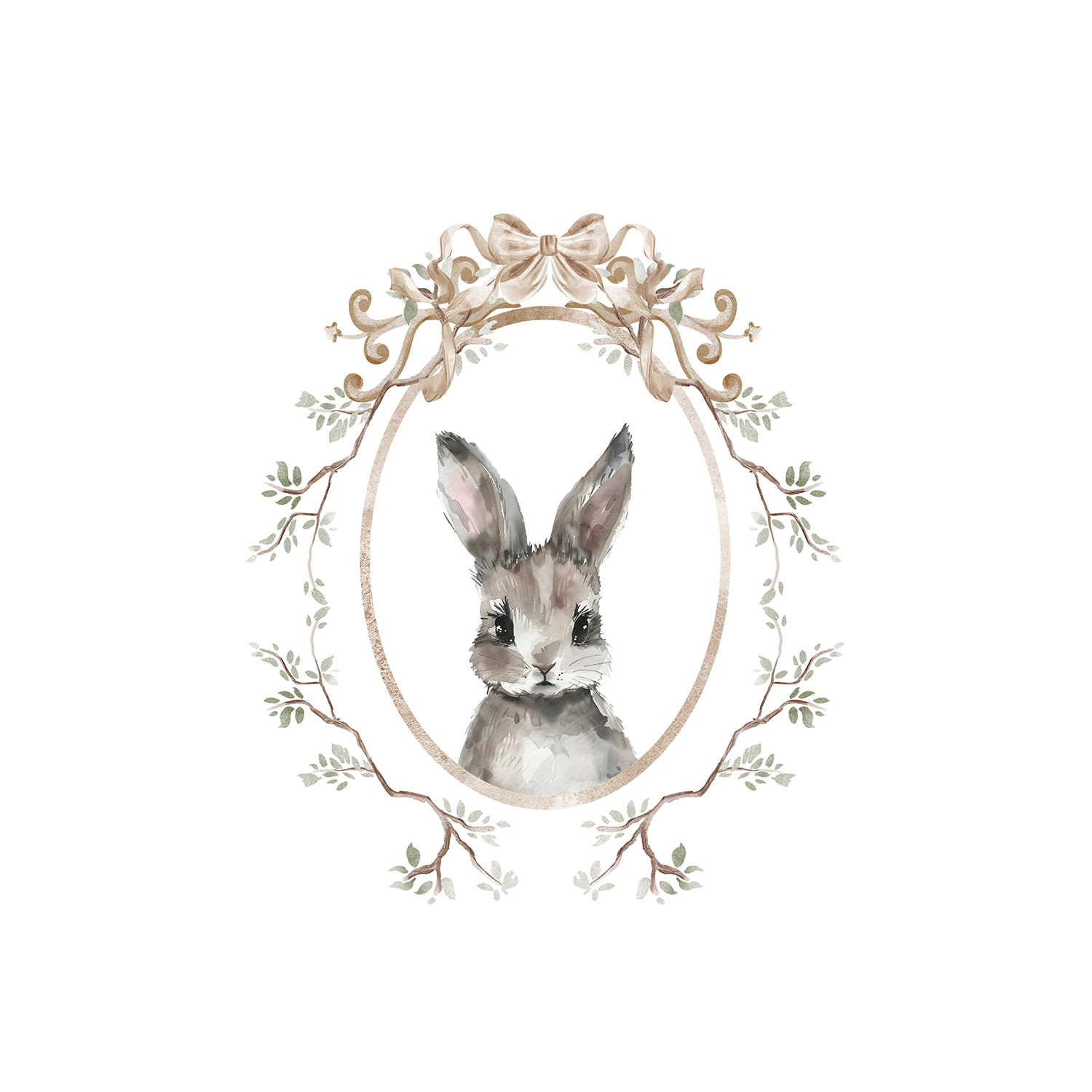 wall-art-print-canvas-poster-framed-Bunny , By At Viv Home Prints-1
