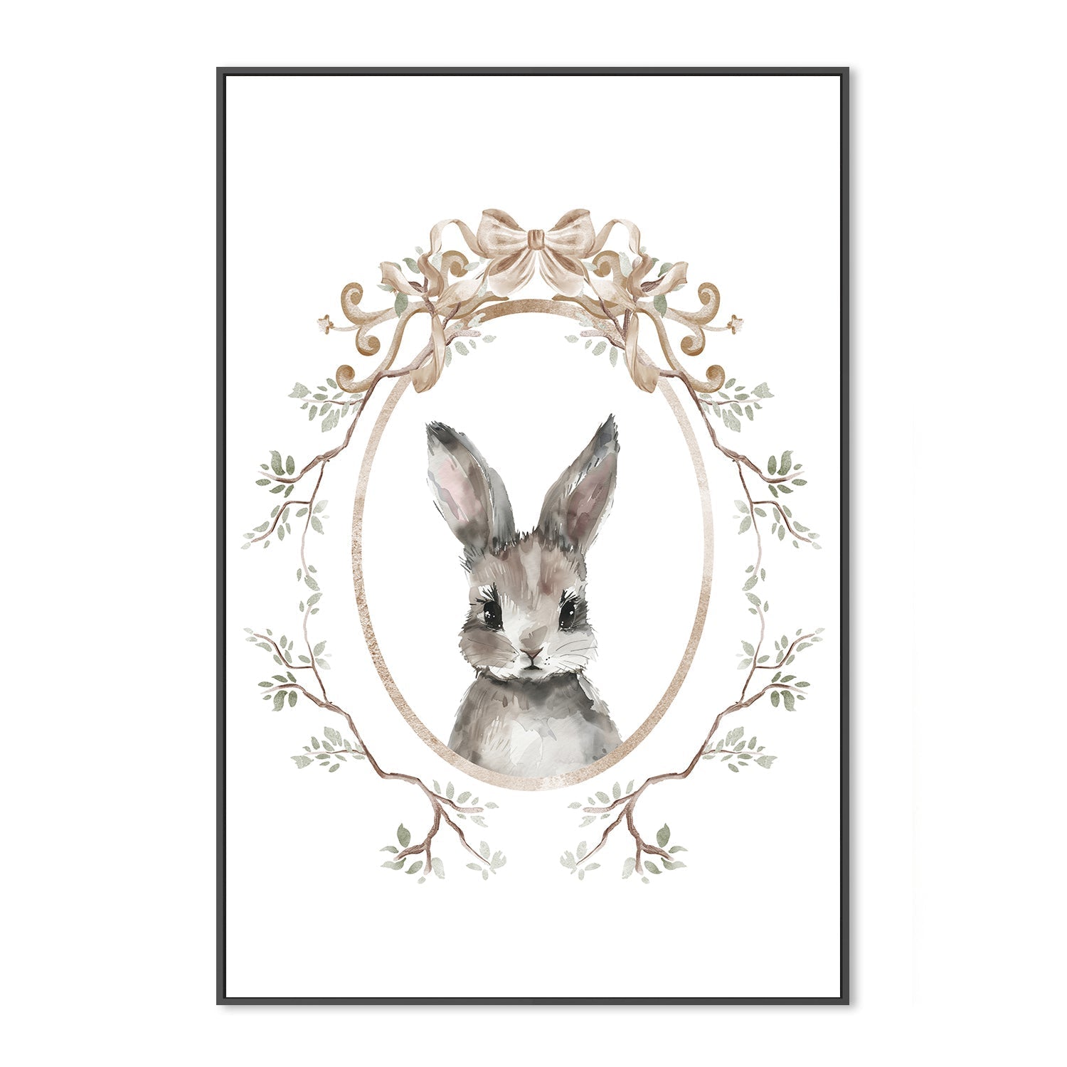 wall-art-print-canvas-poster-framed-Bunny , By At Viv Home Prints-3
