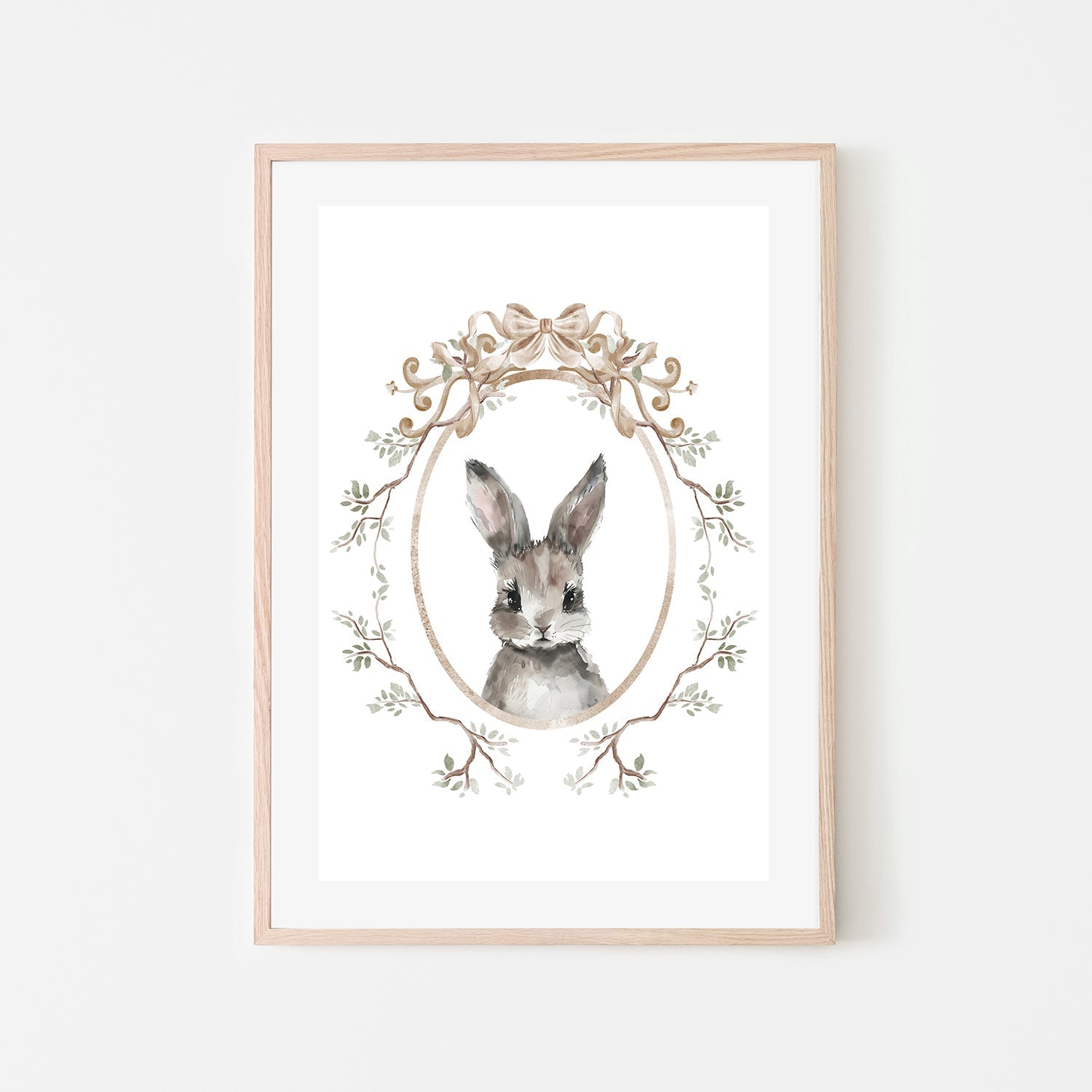 wall-art-print-canvas-poster-framed-Bunny , By At Viv Home Prints-6