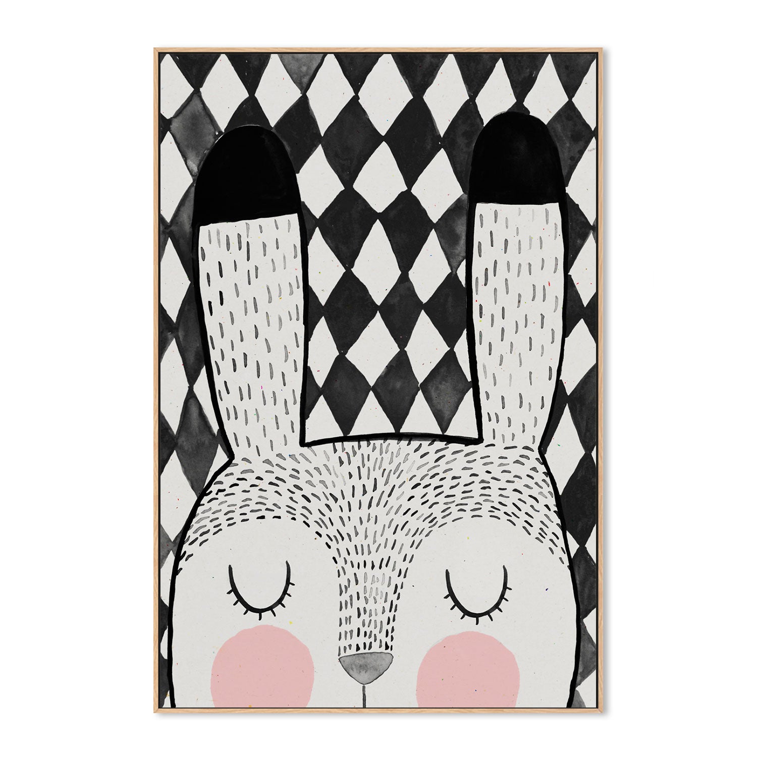 wall-art-print-canvas-poster-framed-Bunny , By Treechild-GIOIA-WALL-ART
