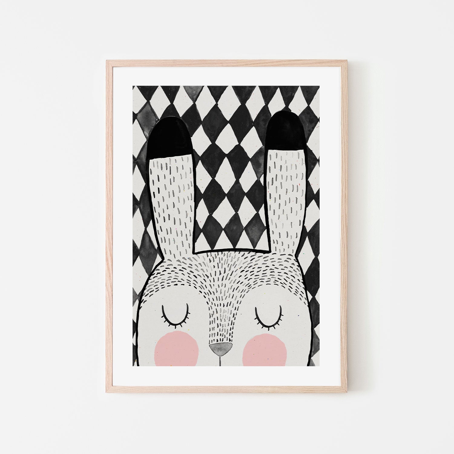 wall-art-print-canvas-poster-framed-Bunny , By Treechild-GIOIA-WALL-ART
