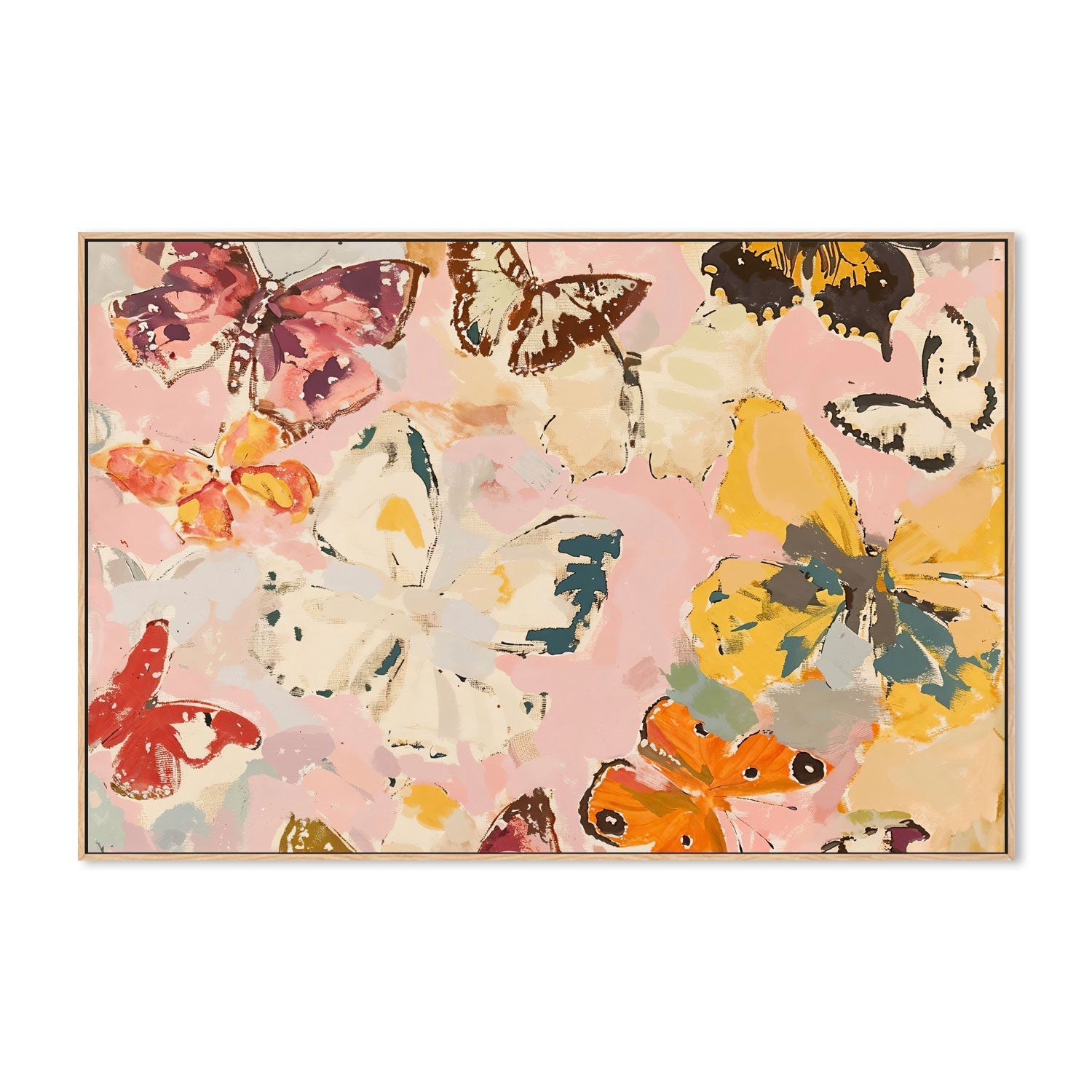 wall-art-print-canvas-poster-framed-Butterflies , By Lady Hana-4