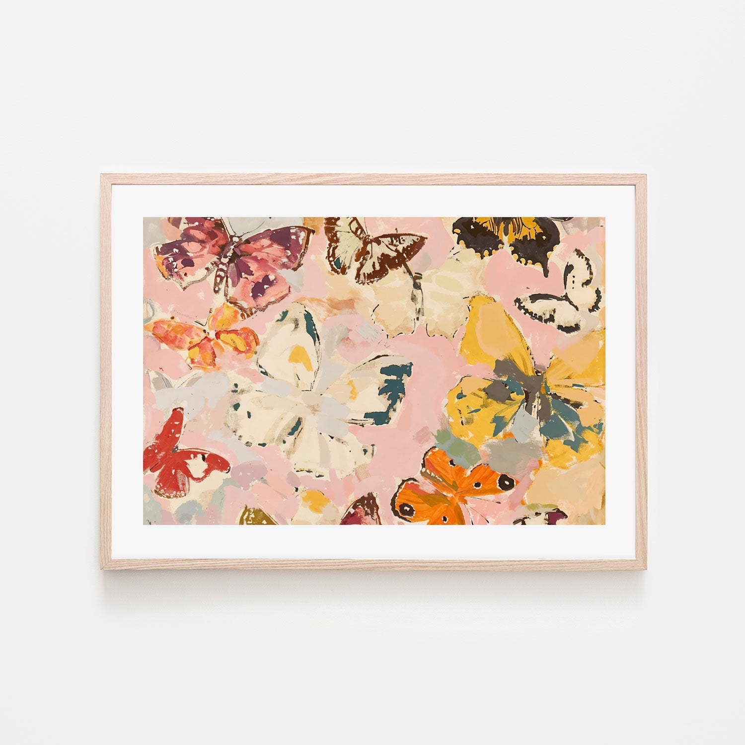 wall-art-print-canvas-poster-framed-Butterflies , By Lady Hana-6