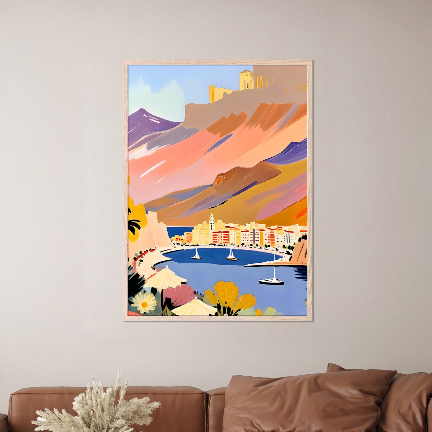 wall-art-print-canvas-poster-framed-By The Harbor-2