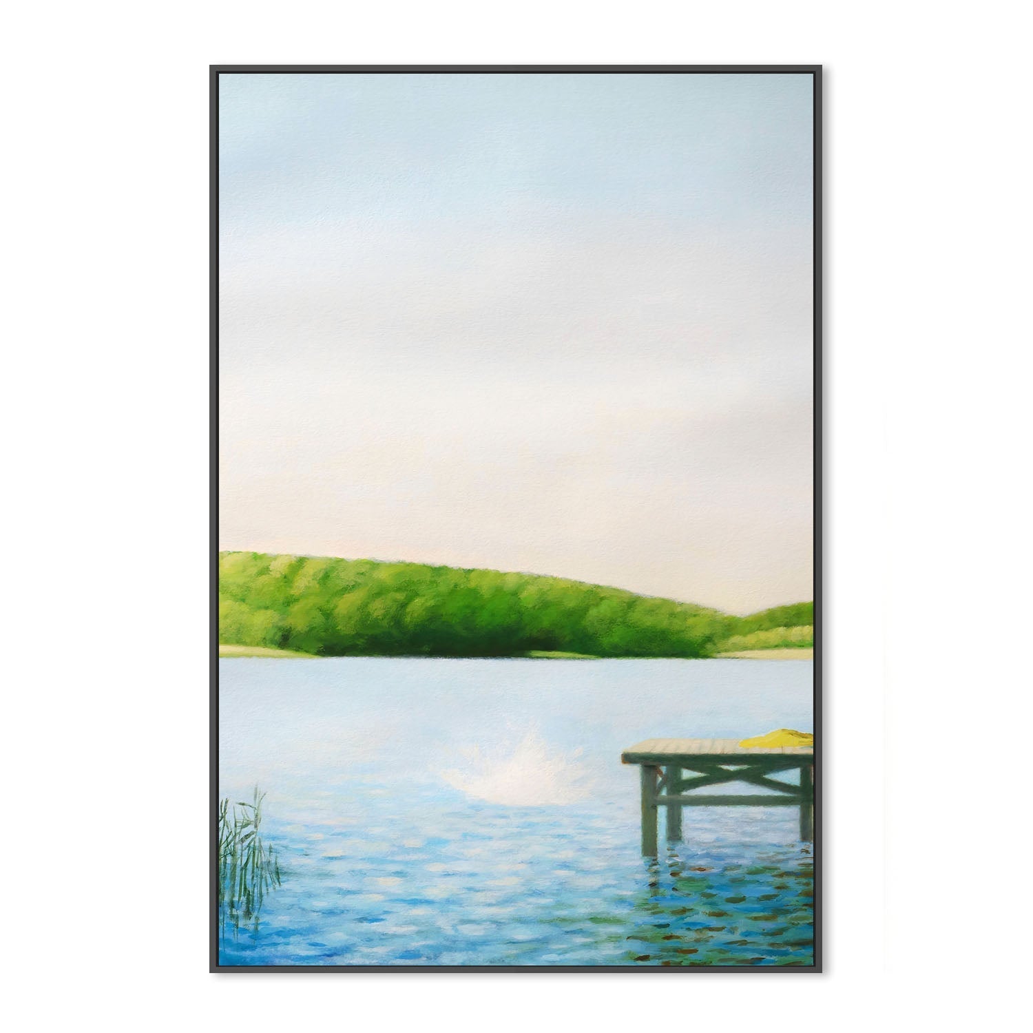 wall-art-print-canvas-poster-framed-By The Lake , By Ieva Baklane-3