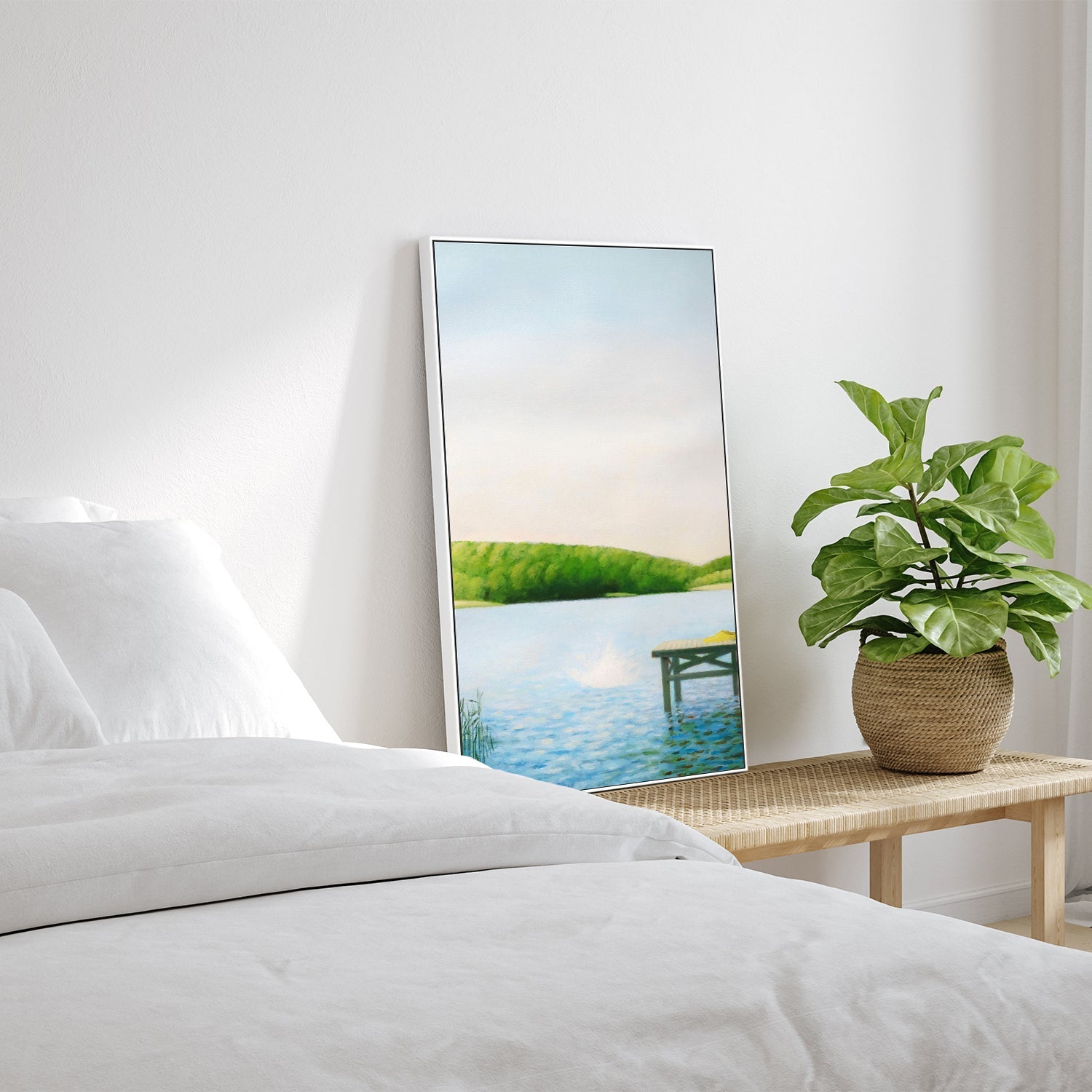 wall-art-print-canvas-poster-framed-By The Lake , By Ieva Baklane-7