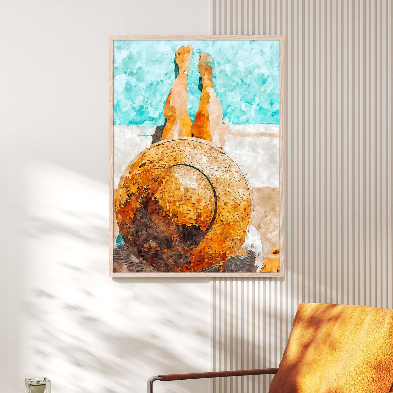 wall-art-print-canvas-poster-framed-By the Pool All Day-2