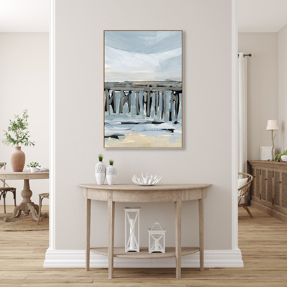 wall-art-print-canvas-poster-framed-By The Sea, Style B-by-Emily Wood-Gioia Wall Art