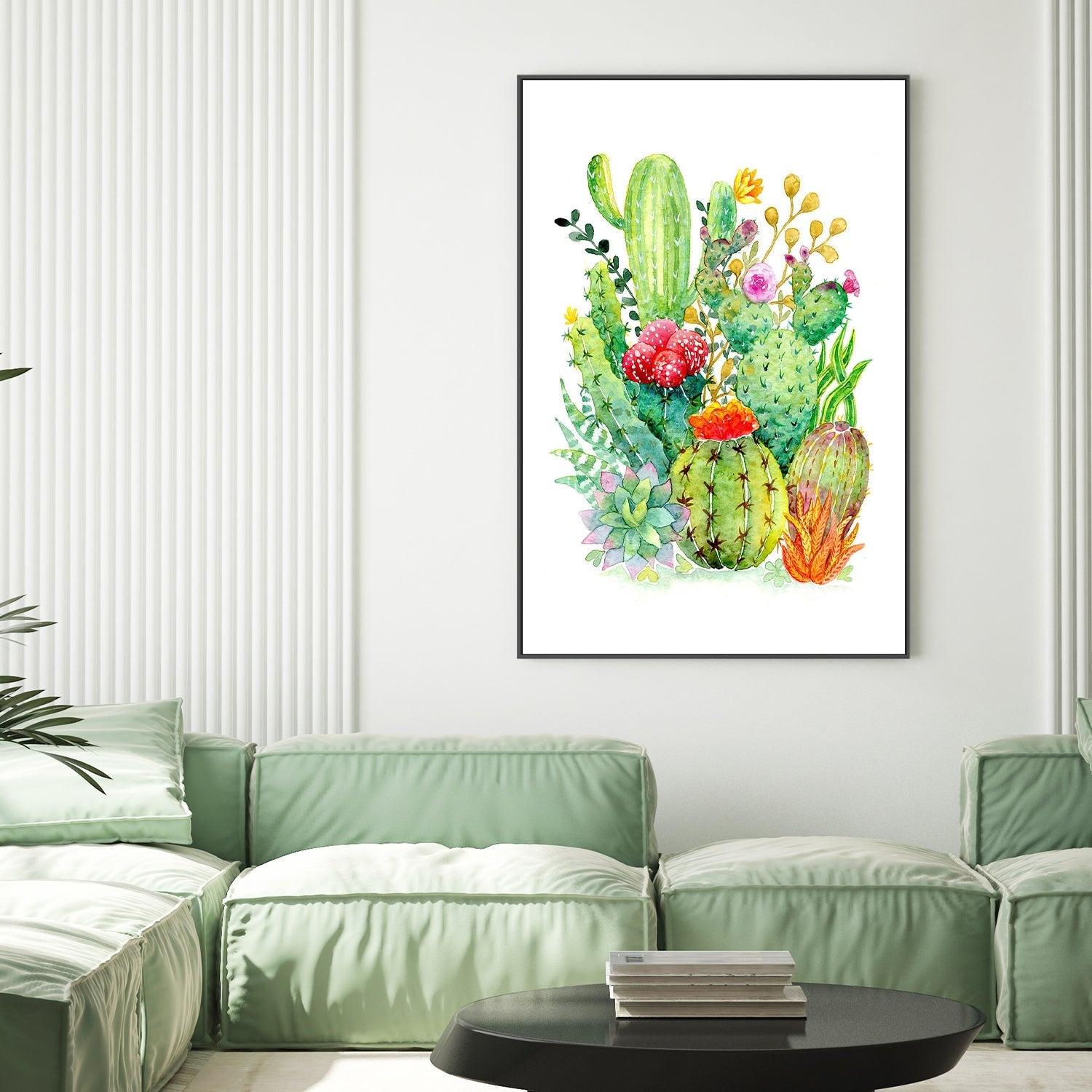 wall-art-print-canvas-poster-framed-Cactus , By Jessie Mitchelson-2