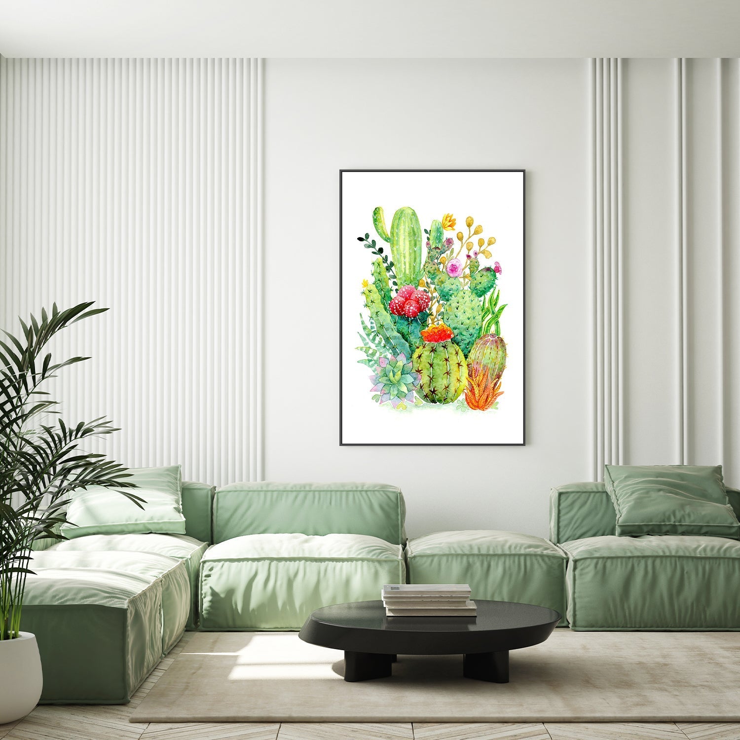 wall-art-print-canvas-poster-framed-Cactus , By Jessie Mitchelson-7