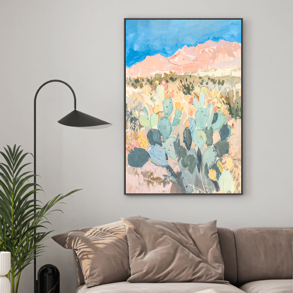 wall-art-print-canvas-poster-framed-Cactus , By Lady Hana-2