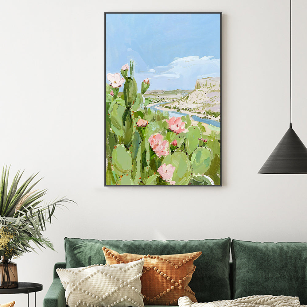 wall-art-print-canvas-poster-framed-Cactus , By Lady Hana-2