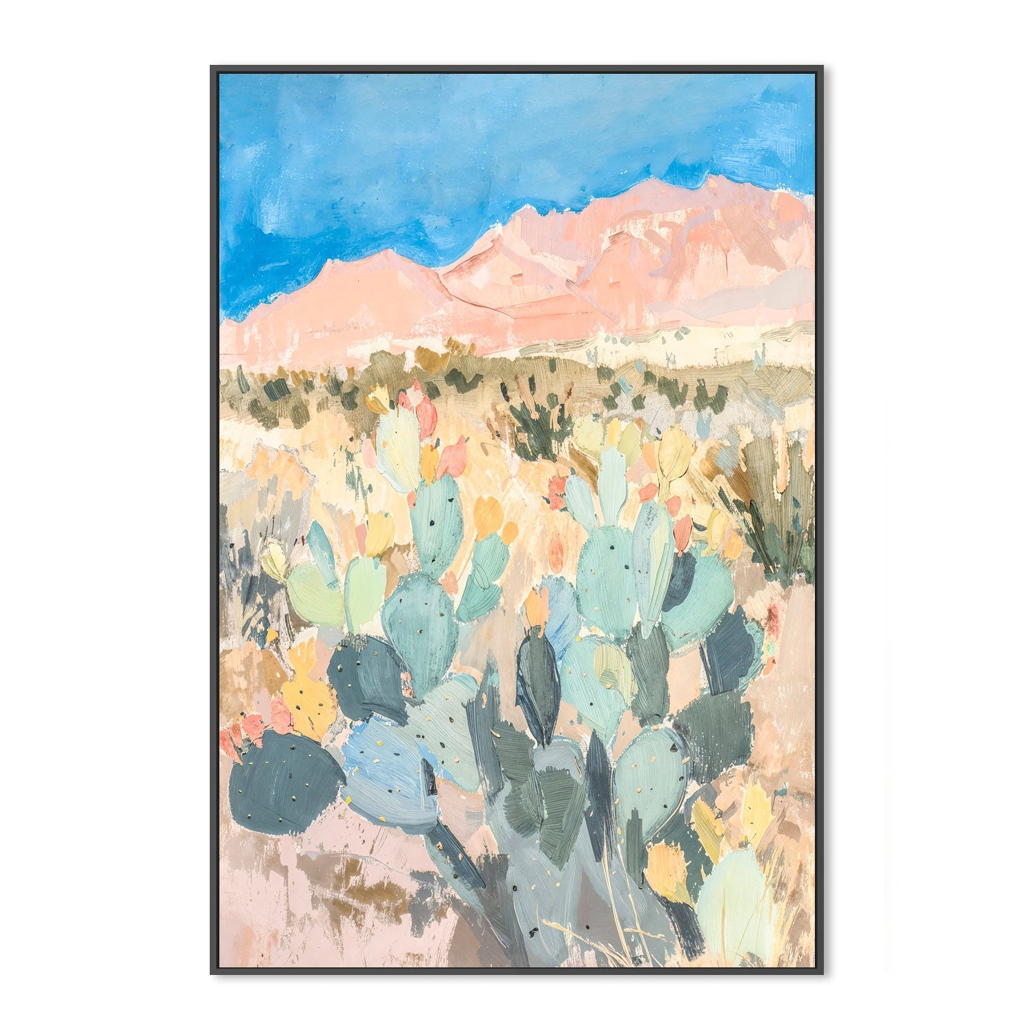 wall-art-print-canvas-poster-framed-Cactus , By Lady Hana-3