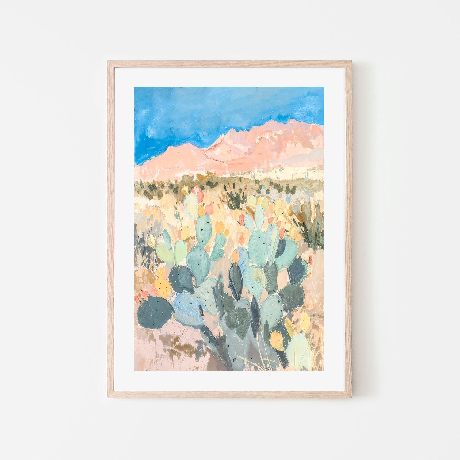 wall-art-print-canvas-poster-framed-Cactus , By Lady Hana-6