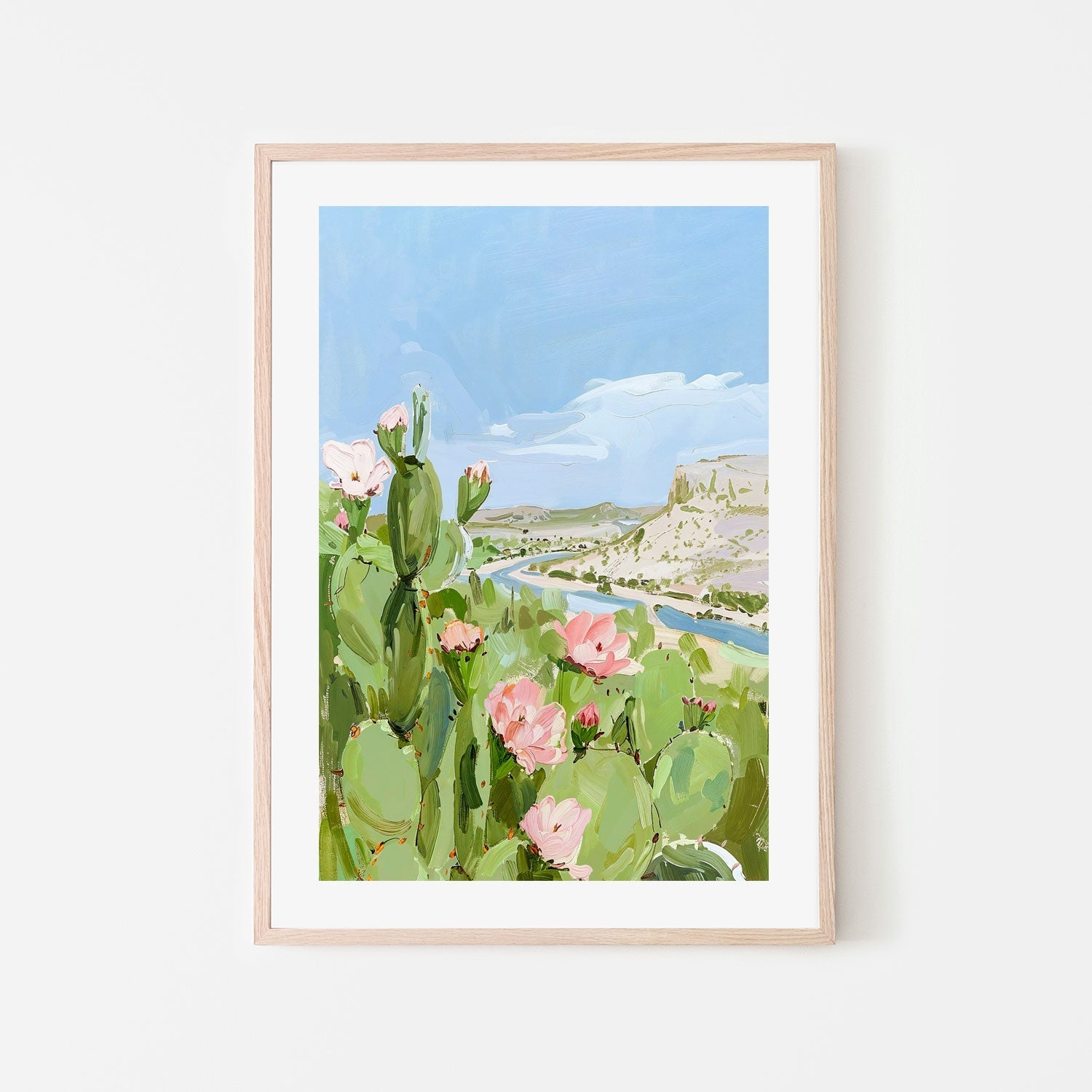wall-art-print-canvas-poster-framed-Cactus , By Lady Hana-6