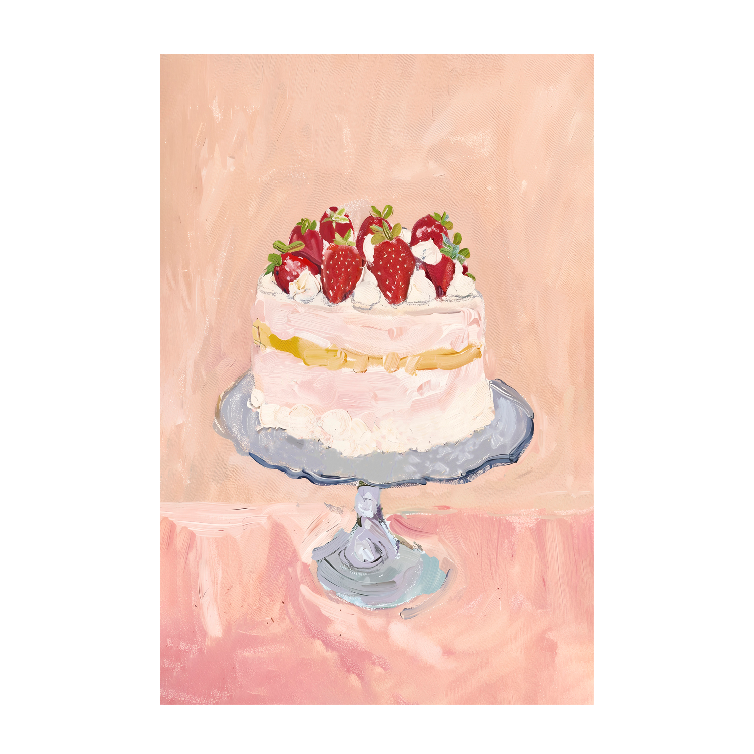 wall-art-print-canvas-poster-framed-Cake , By Lady Hana-1