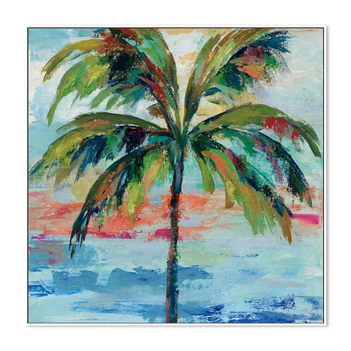 wall-art-print-canvas-poster-framed-California Palm, Style A , By Silvia Vassileva-GIOIA-WALL-ART