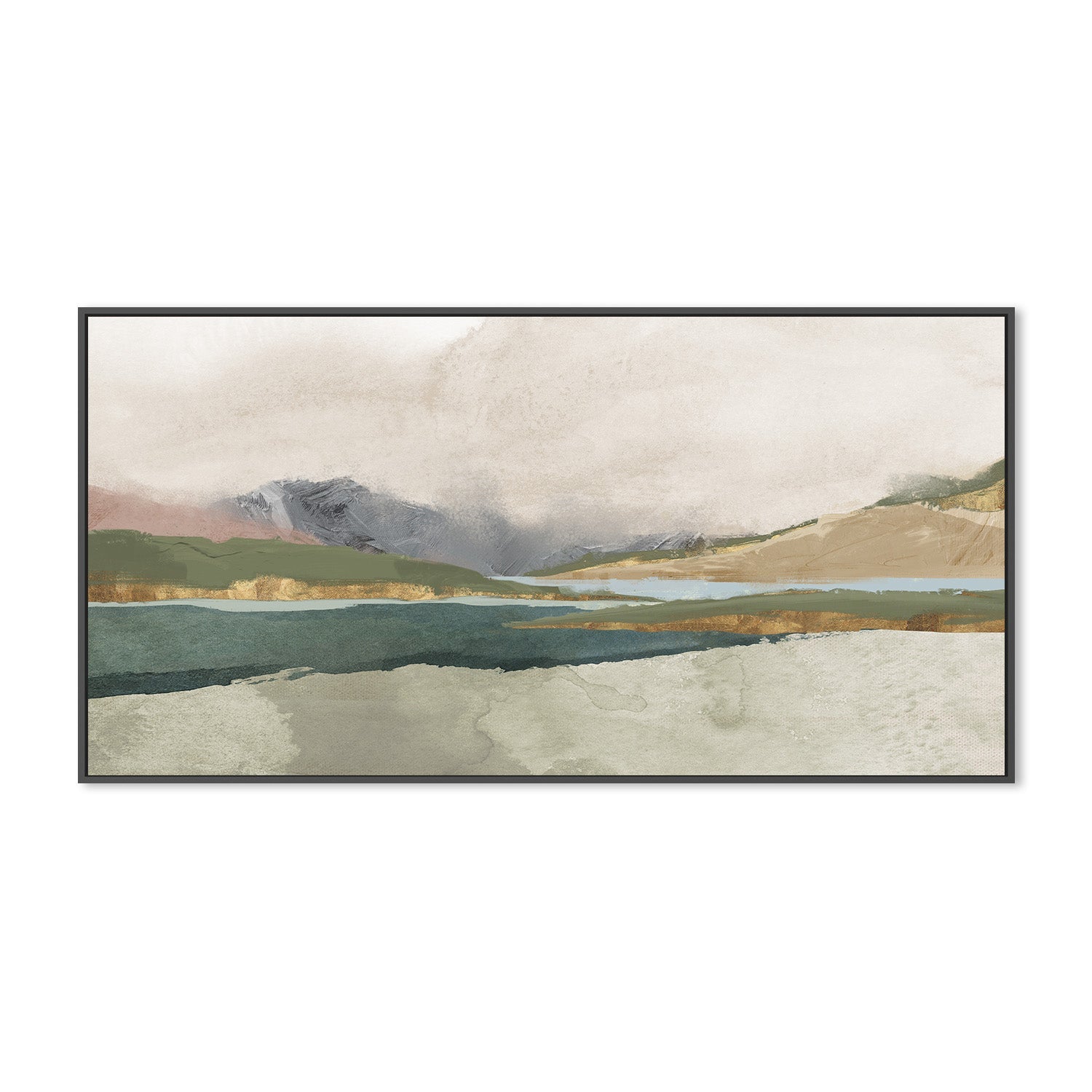 wall-art-print-canvas-poster-framed-Calm Blue River-3
