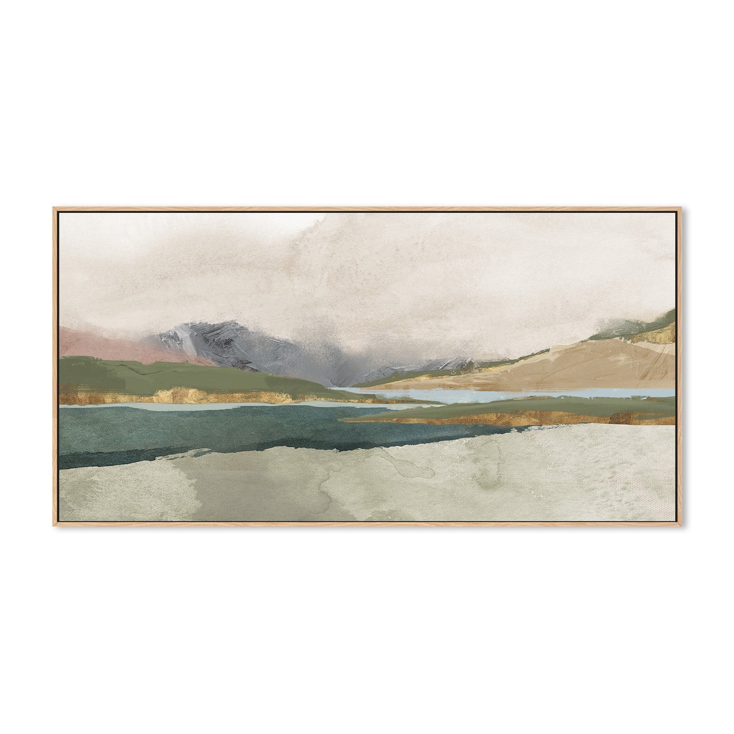 wall-art-print-canvas-poster-framed-Calm Blue River-4