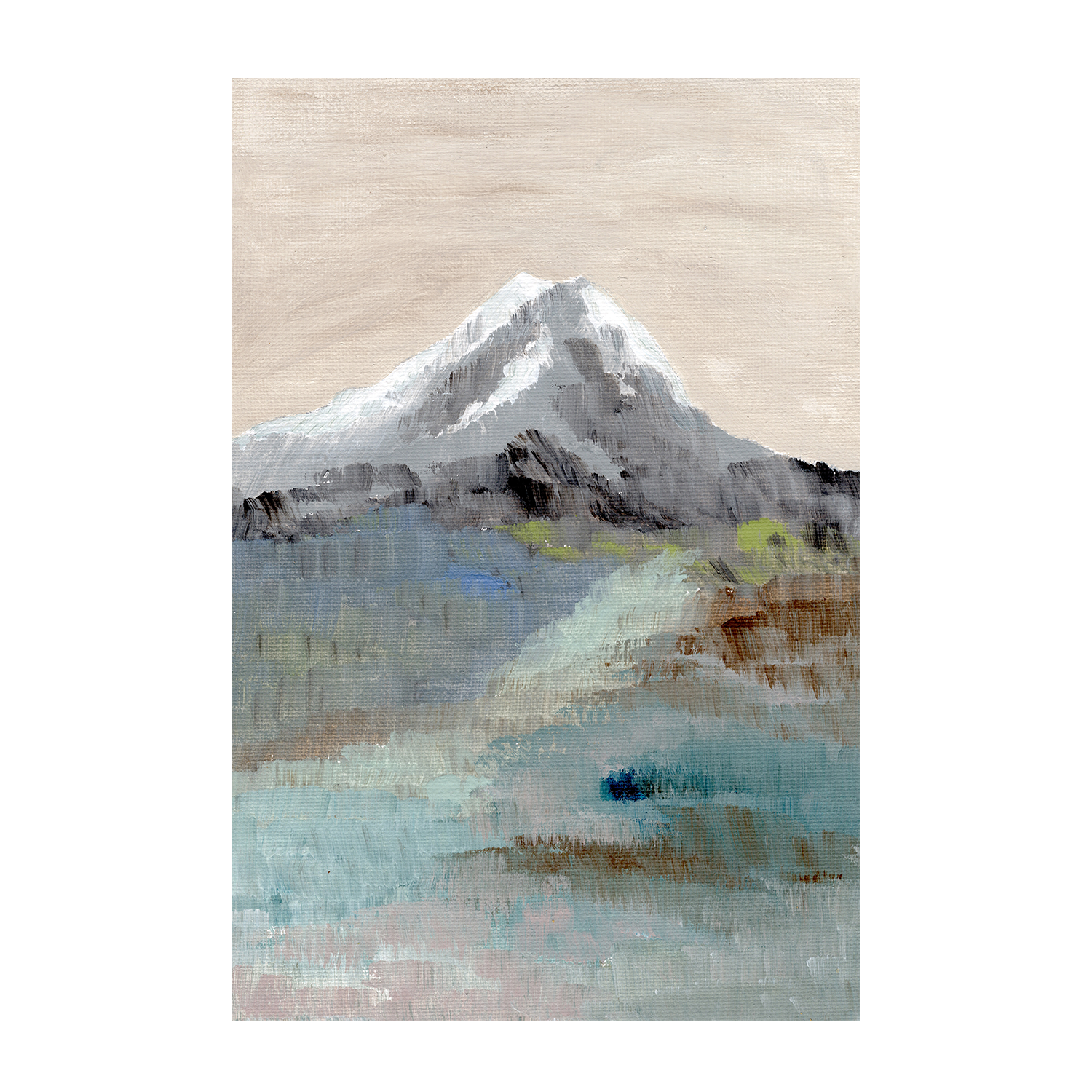 wall-art-print-canvas-poster-framed-Calm Mountainscape , By Nikita Jariwala-1