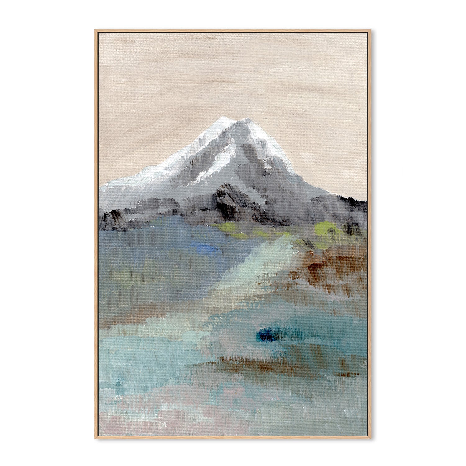 wall-art-print-canvas-poster-framed-Calm Mountainscape , By Nikita Jariwala-4