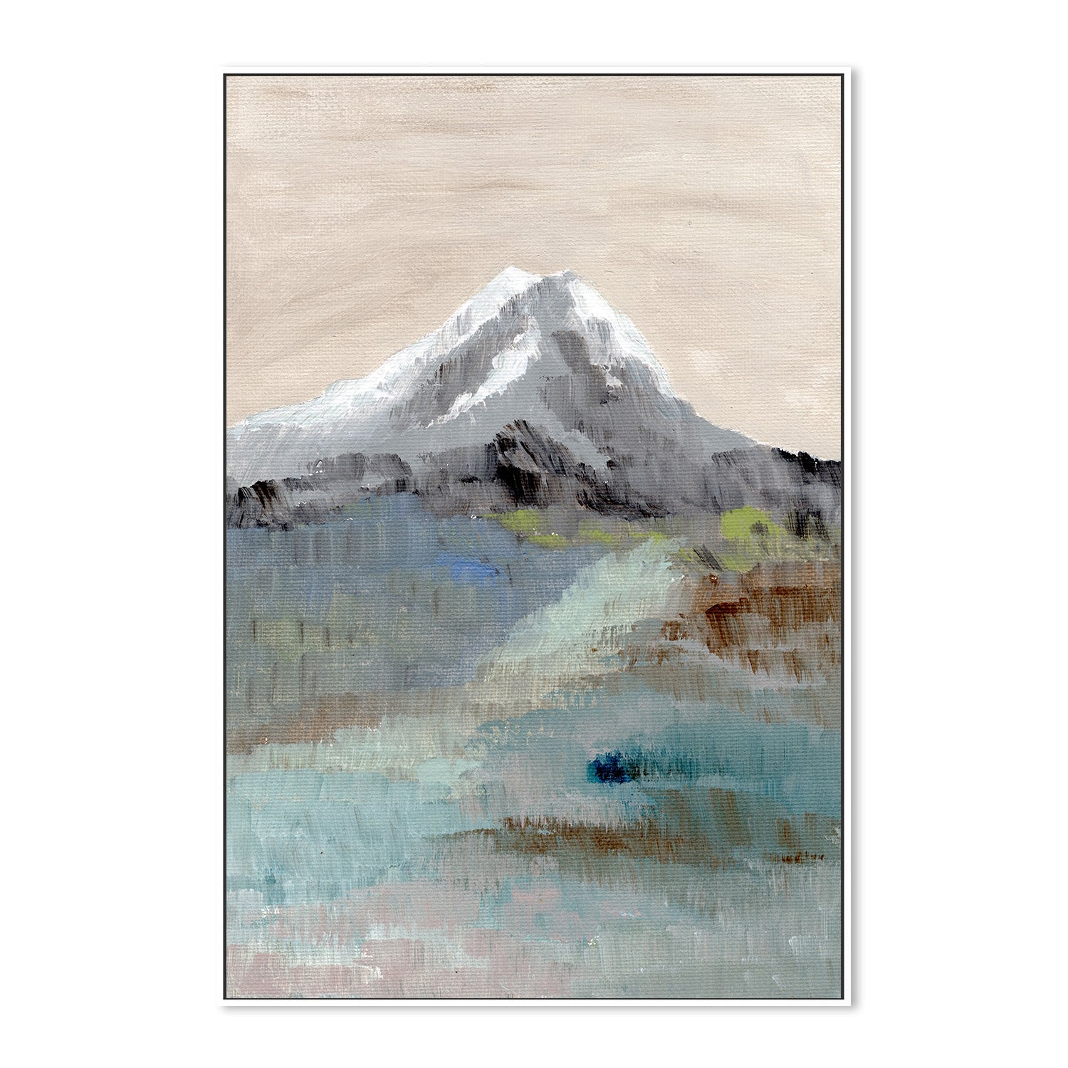wall-art-print-canvas-poster-framed-Calm Mountainscape , By Nikita Jariwala-5