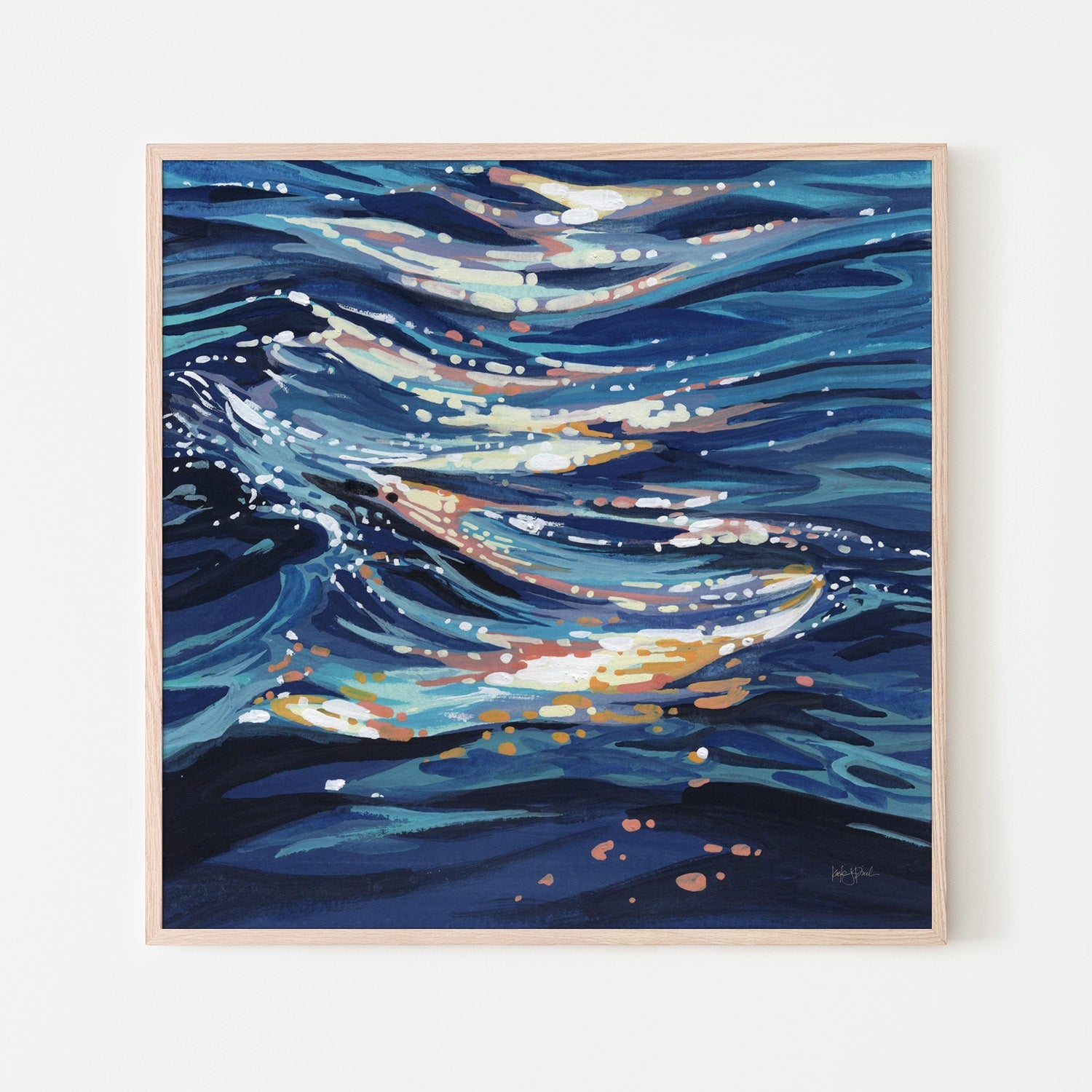 wall-art-print-canvas-poster-framed-Calm Ocean Water-6