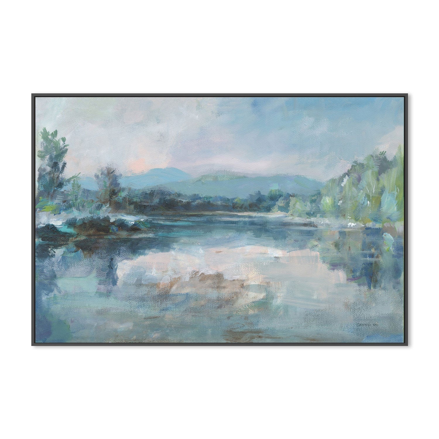 wall-art-print-canvas-poster-framed-Calm Waters-by-Danhui Nai-Gioia Wall Art