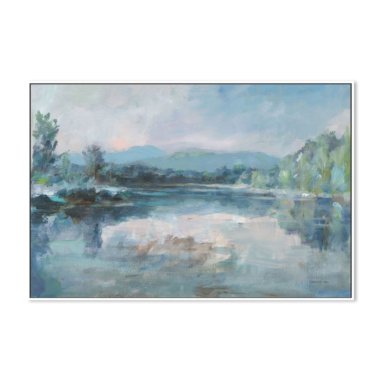 wall-art-print-canvas-poster-framed-Calm Waters-by-Danhui Nai-Gioia Wall Art