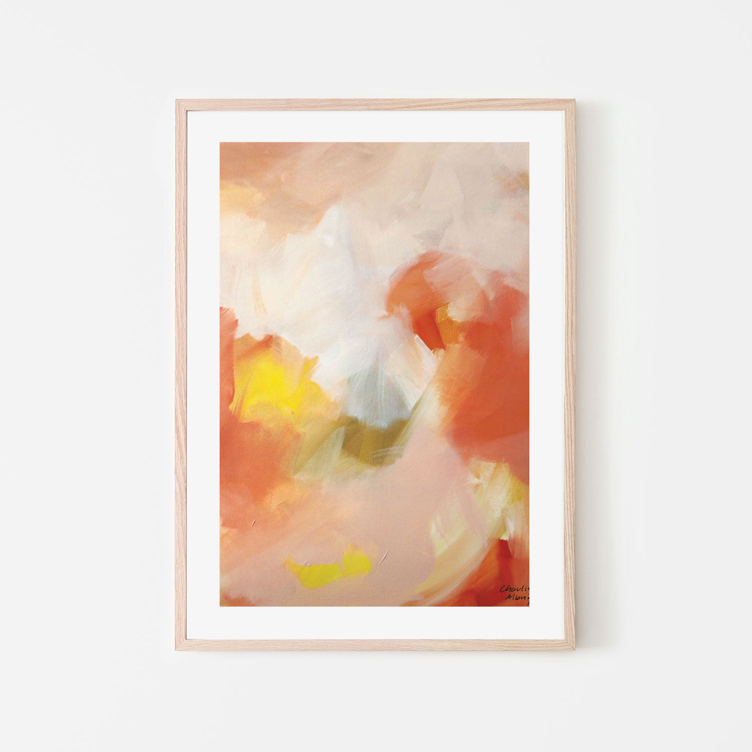 wall-art-print-canvas-poster-framed-Calming Sienna, Style B-by-Moments By Charlie-Gioia Wall Art