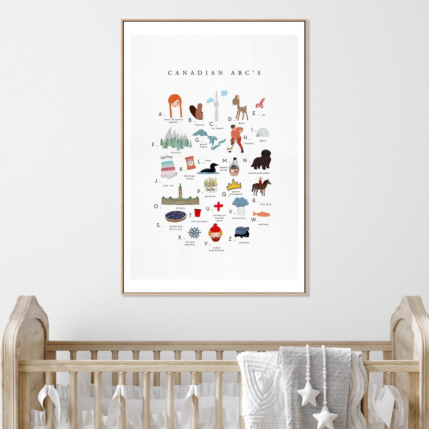 wall-art-print-canvas-poster-framed-Canadian ABCs , By Leah Straatsma-2