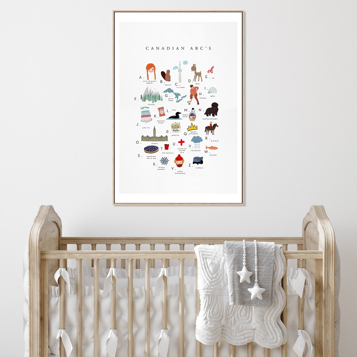 wall-art-print-canvas-poster-framed-Canadian ABCs , By Leah Straatsma-7