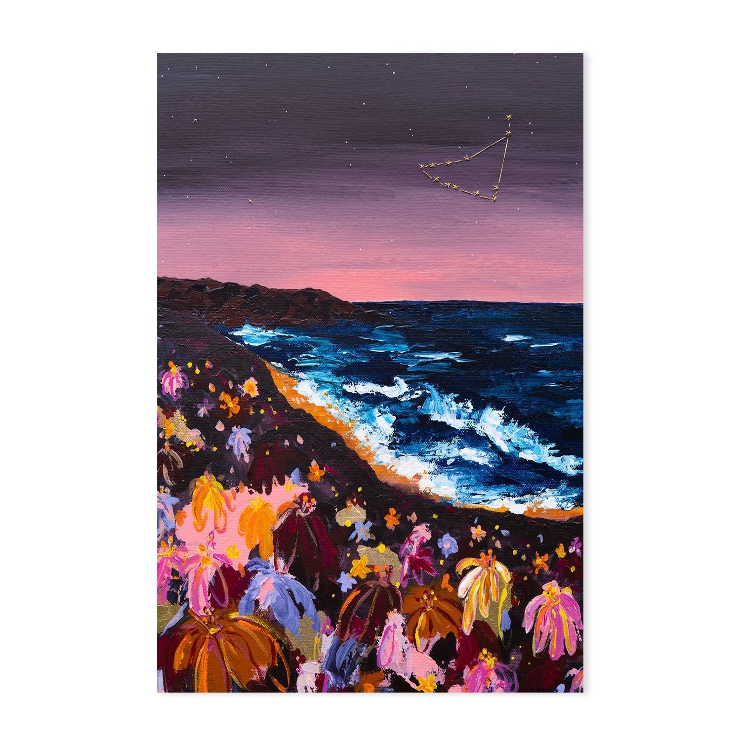 wall-art-print-canvas-poster-framed-Capricorn , By Eloise Pervez-GIOIA-WALL-ART