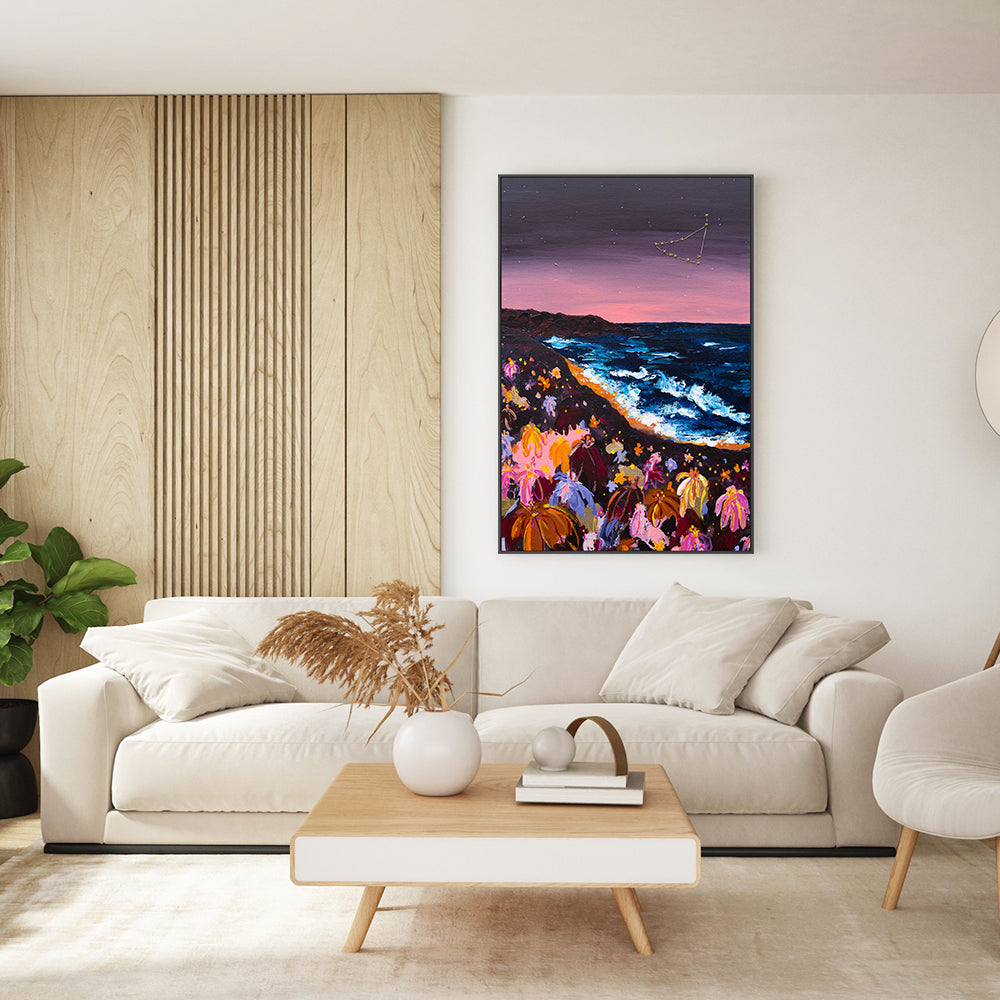 wall-art-print-canvas-poster-framed-Capricorn , By Eloise Pervez-GIOIA-WALL-ART