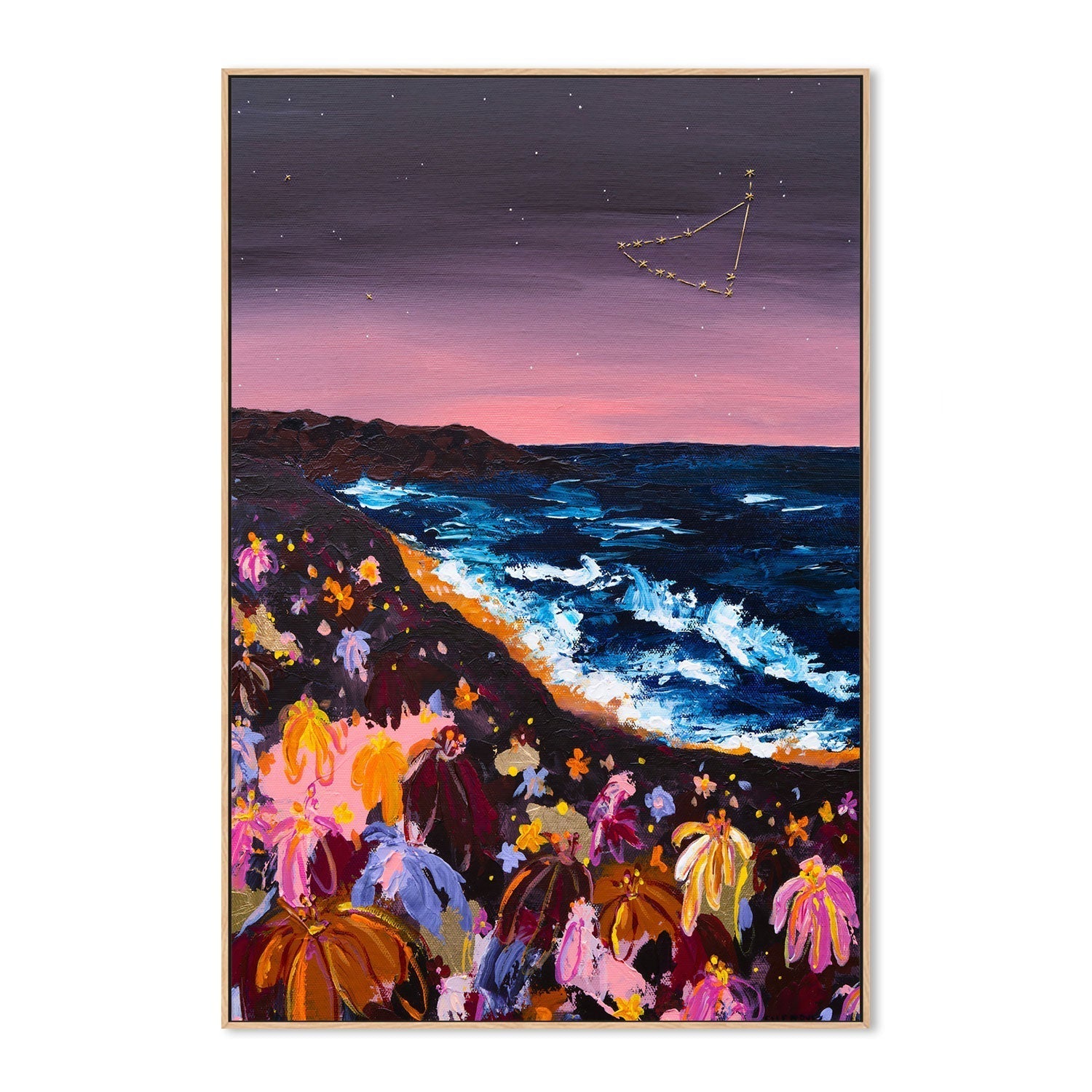 wall-art-print-canvas-poster-framed-Capricorn , By Eloise Pervez-GIOIA-WALL-ART