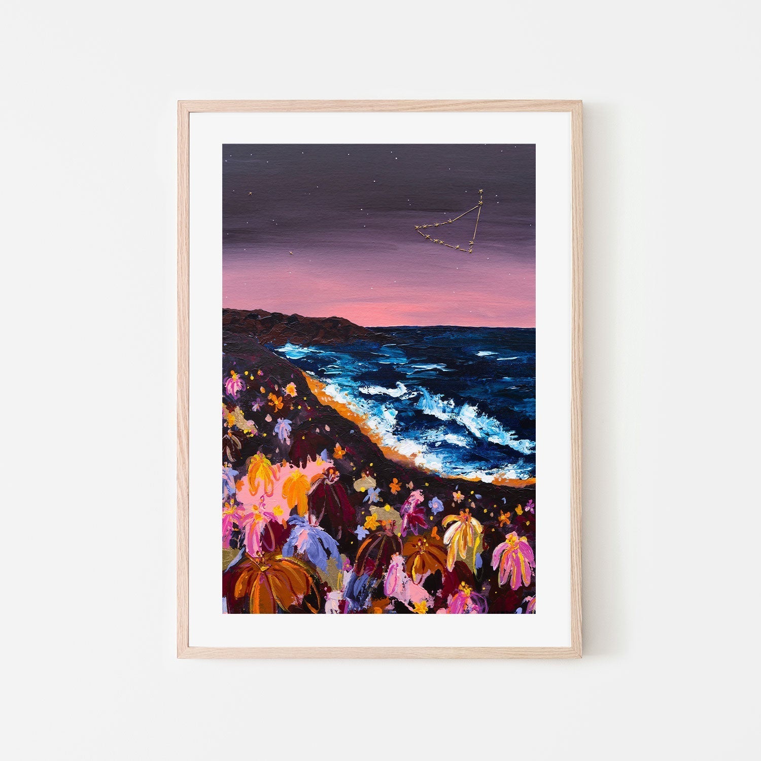 wall-art-print-canvas-poster-framed-Capricorn , By Eloise Pervez-GIOIA-WALL-ART