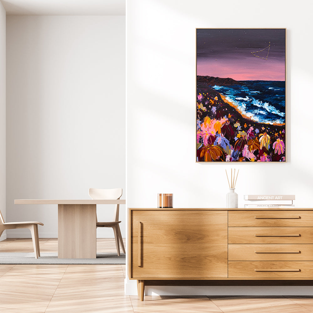 wall-art-print-canvas-poster-framed-Capricorn , By Eloise Pervez-GIOIA-WALL-ART