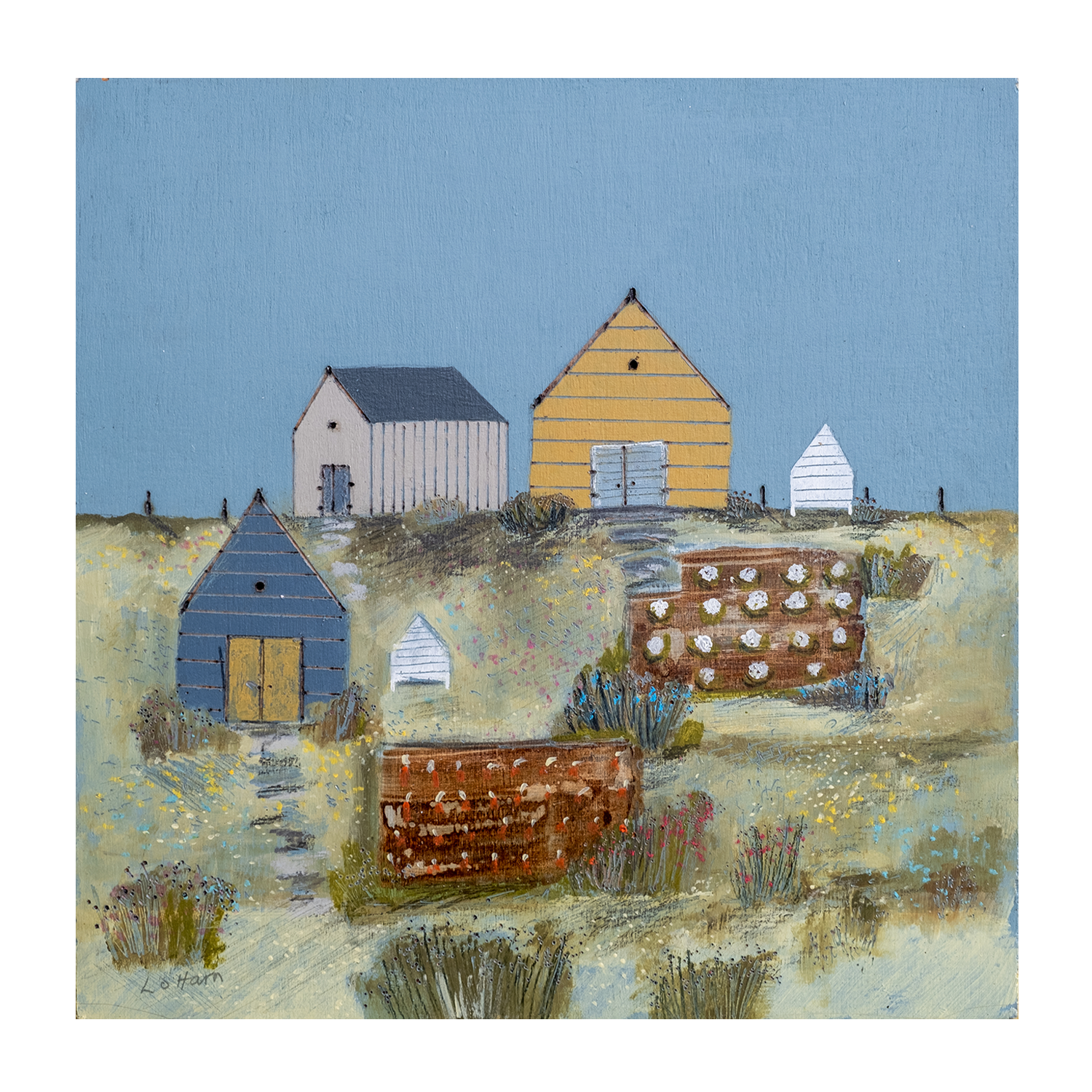 wall-art-print-canvas-poster-framed-Carrots & Cauliflowers , By Louise O’Hara-1