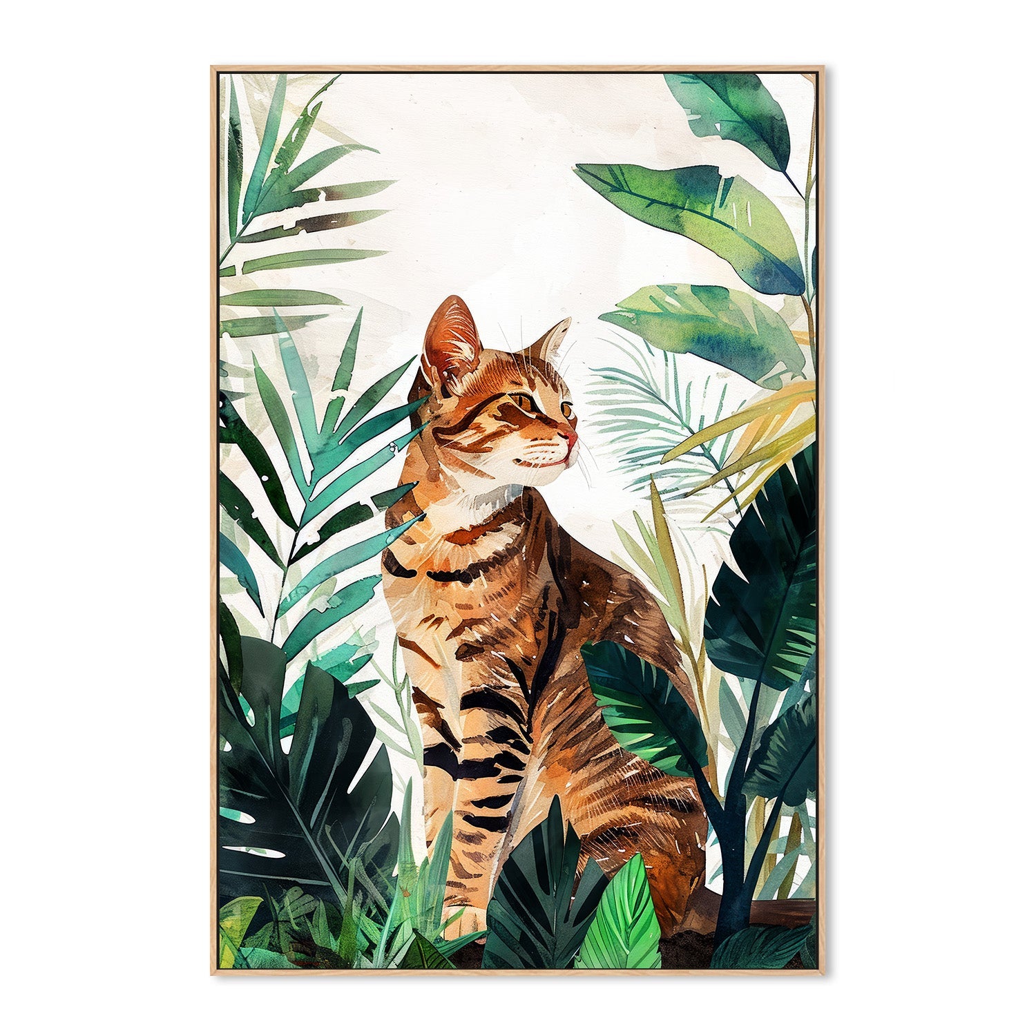 wall-art-print-canvas-poster-framed-Cat's life 8-4