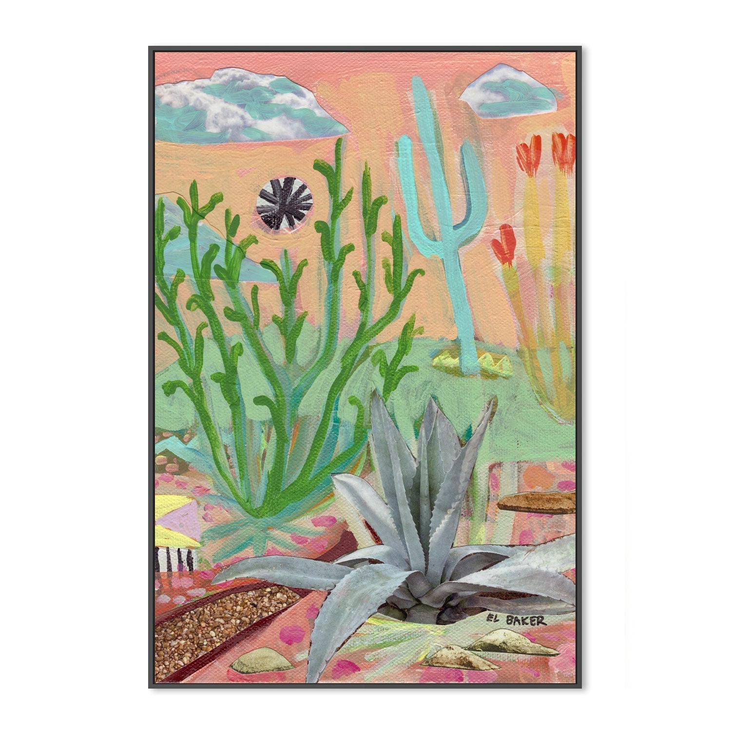 wall-art-print-canvas-poster-framed-Catus Country , By Eleanor Baker-3