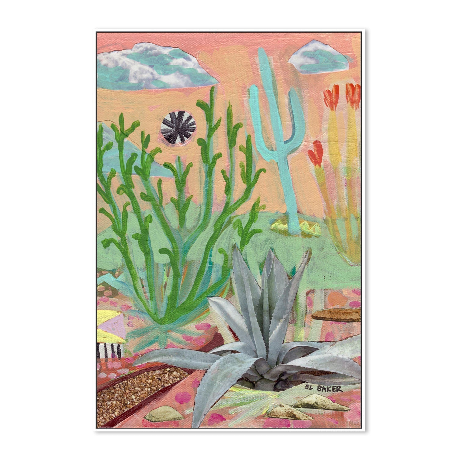 wall-art-print-canvas-poster-framed-Catus Country , By Eleanor Baker-5