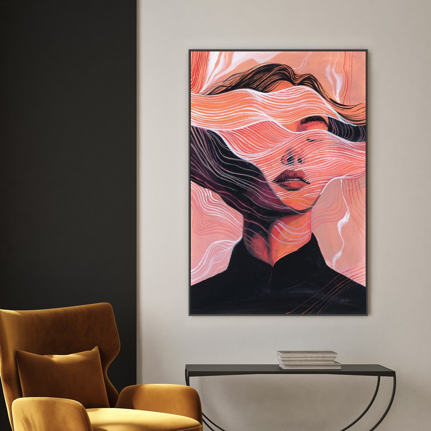 wall-art-print-canvas-poster-framed-Caught in a Daydream-2