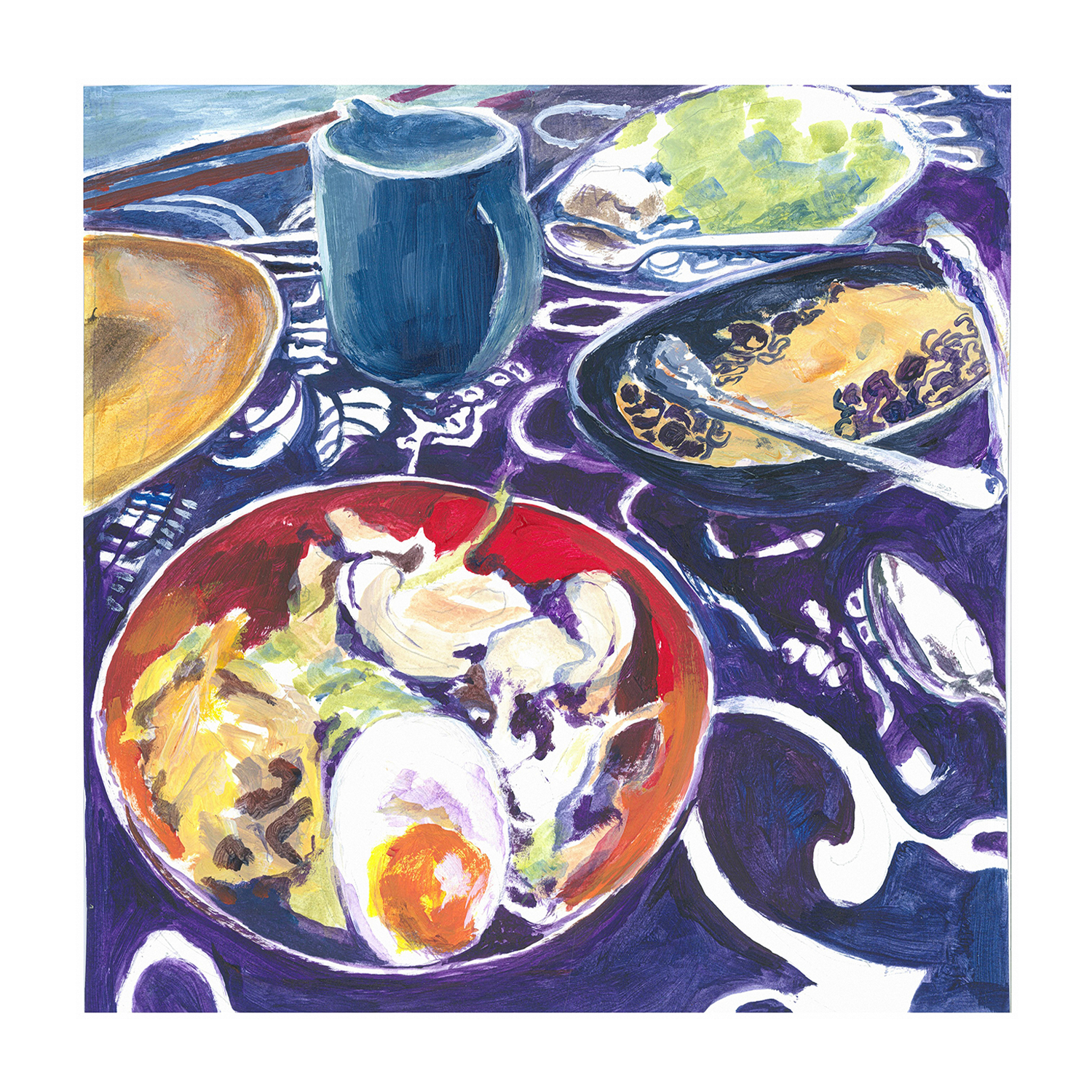 wall-art-print-canvas-poster-framed-Celebration Lunch , By Christine Read-1