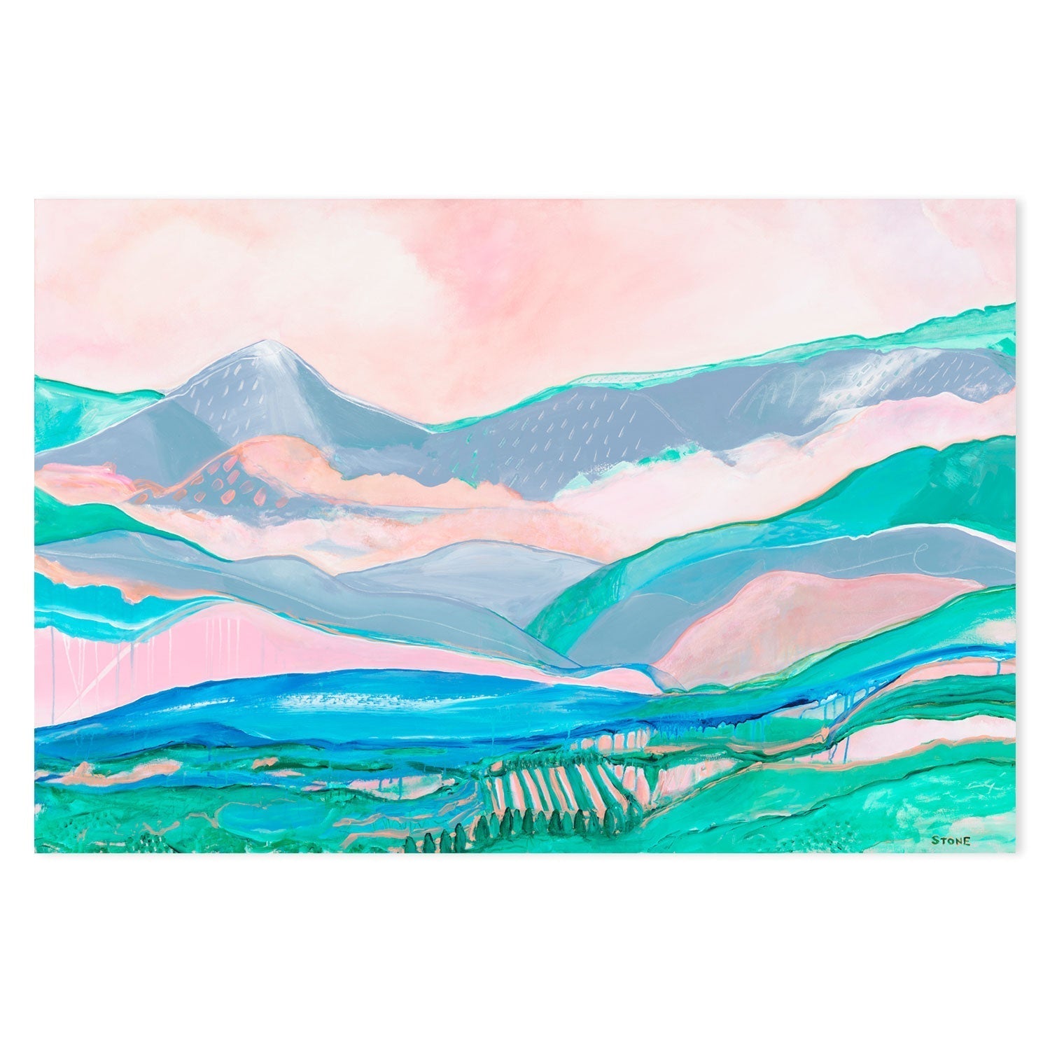 wall-art-print-canvas-poster-framed-Yarra Valley , By Belinda Stone-GIOIA-WALL-ART