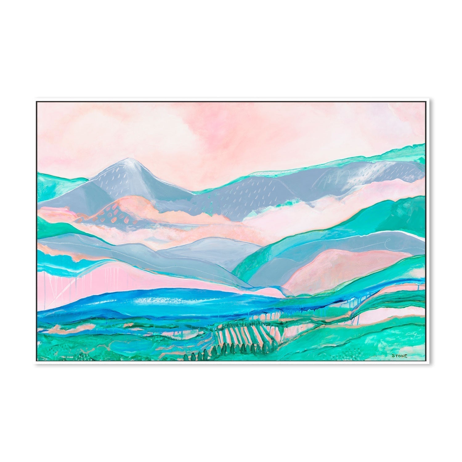 wall-art-print-canvas-poster-framed-Yarra Valley , By Belinda Stone-GIOIA-WALL-ART