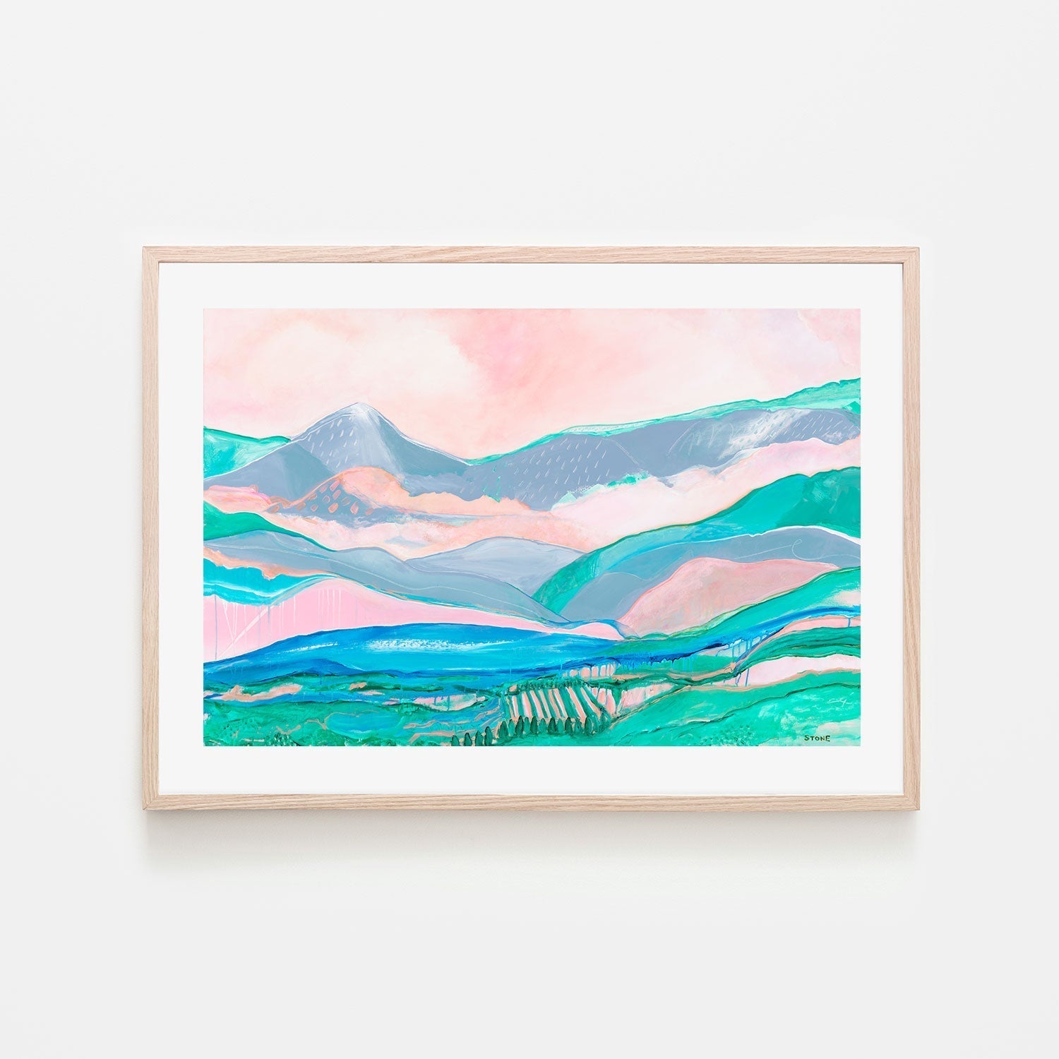 wall-art-print-canvas-poster-framed-Yarra Valley , By Belinda Stone-GIOIA-WALL-ART