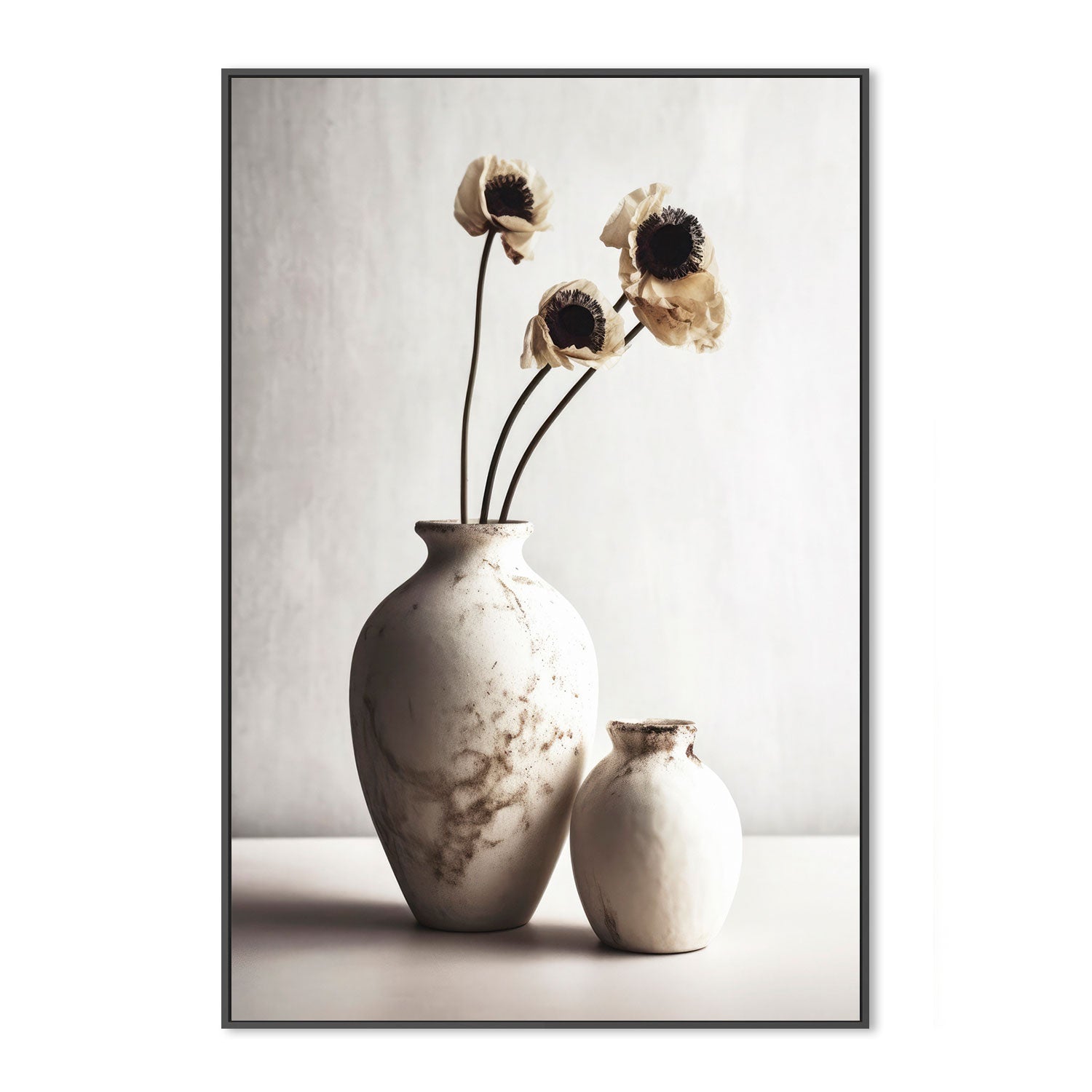 wall-art-print-canvas-poster-framed-Ceramic Vases, Style A , By Treechild-GIOIA-WALL-ART