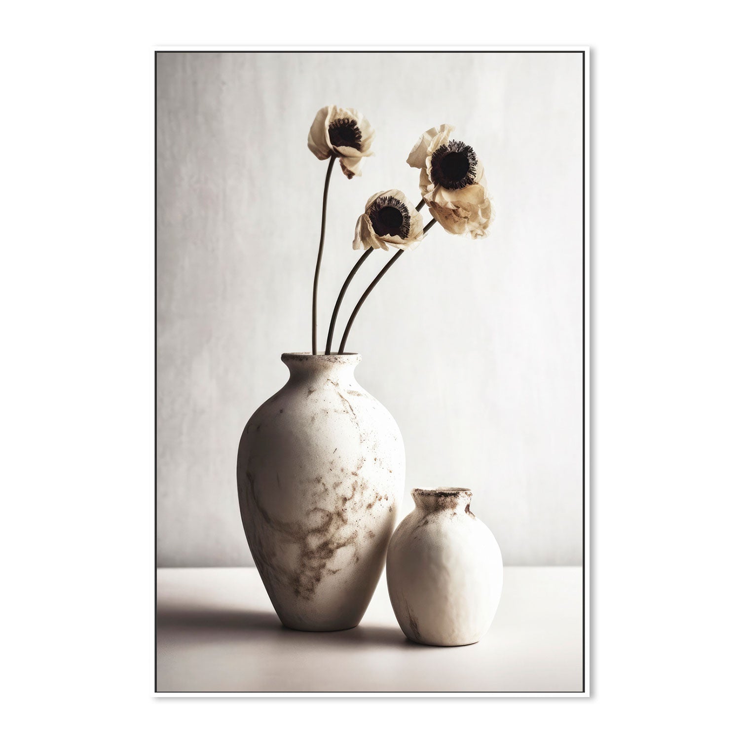 wall-art-print-canvas-poster-framed-Ceramic Vases, Style A , By Treechild-GIOIA-WALL-ART